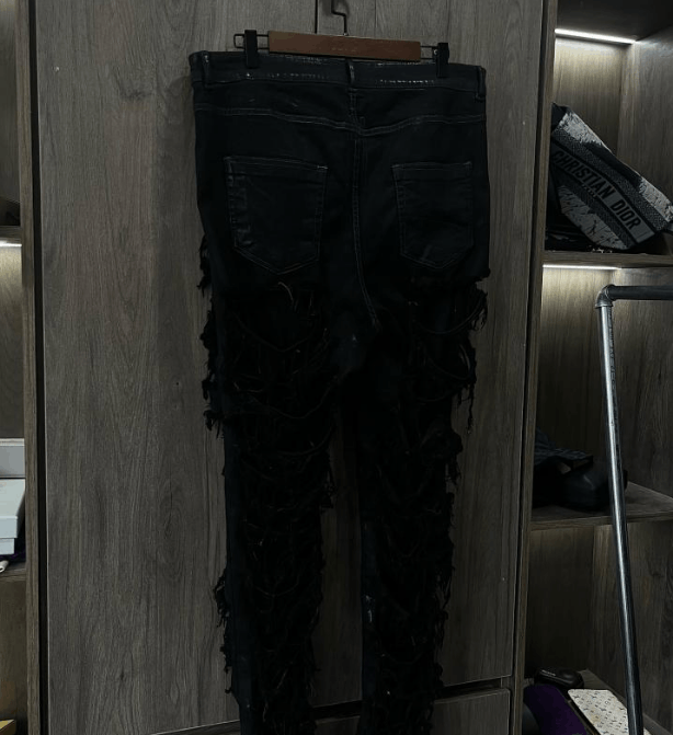 Rick Owens Rick Owens DRKSHDW Heavy Destroy Waxed Jeans Size US 34 / EU 50 - 2 Thumbnail