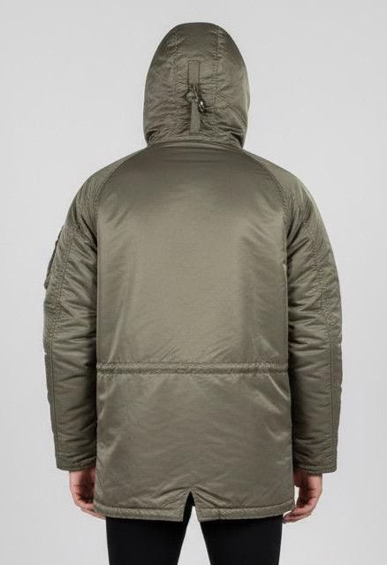 Alpha Industries Vintage 90s Alpha Industry Millitary Hoodies Jacket Size US M / EU 48-50 / 2 - 2 Thumbnail