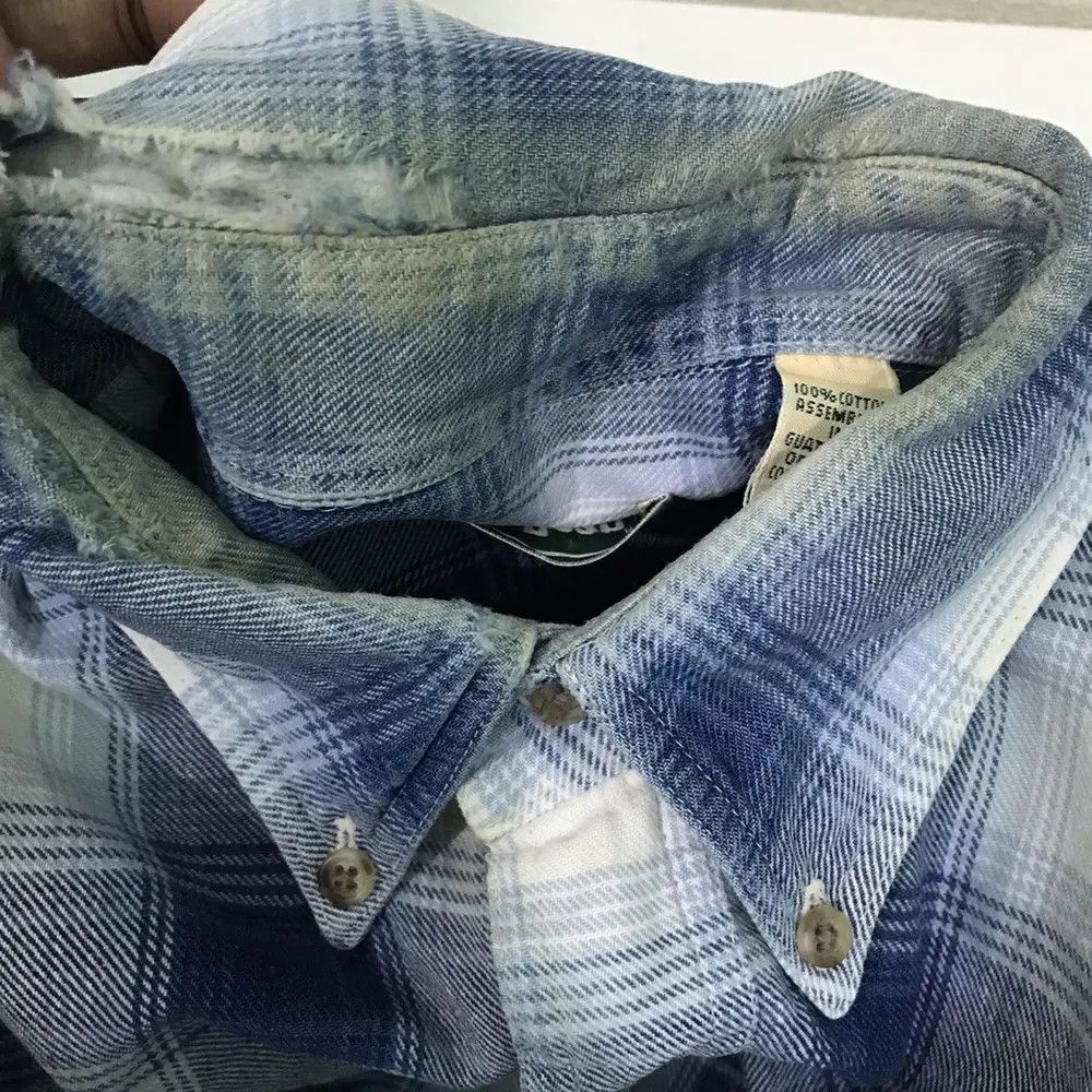 L.L. Bean Vintage LL Bean Plaid Tartan Flannel Shirt Size US L / EU 52-54 / 3 - 5 Thumbnail