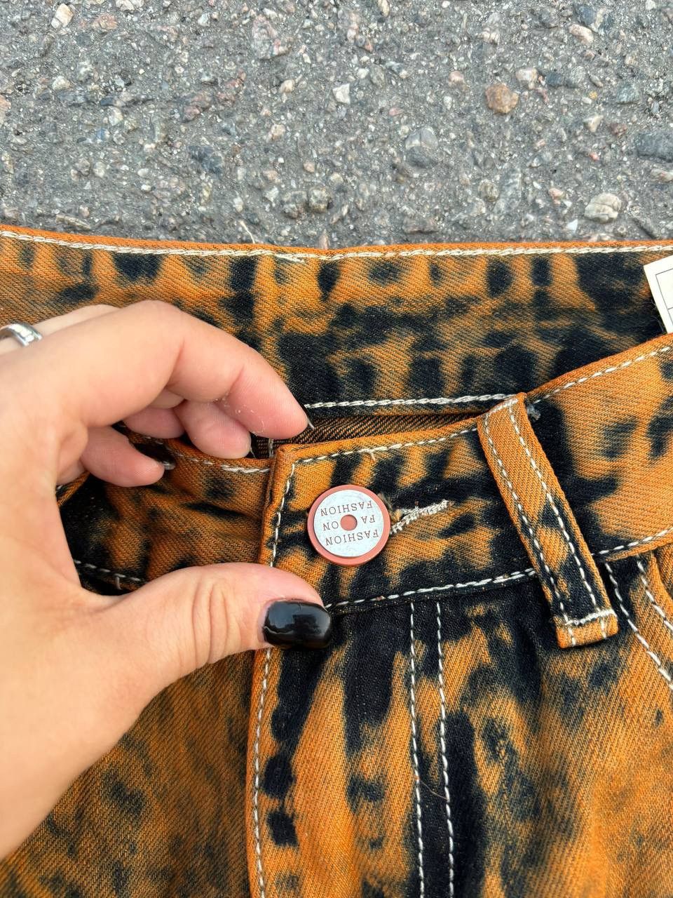 Hysteric Glamour × Japanese Brand Vintage Y2K Archive Acid Wash Distressed Retro Denim Pants Size US 32 / EU 48 - 3 Thumbnail
