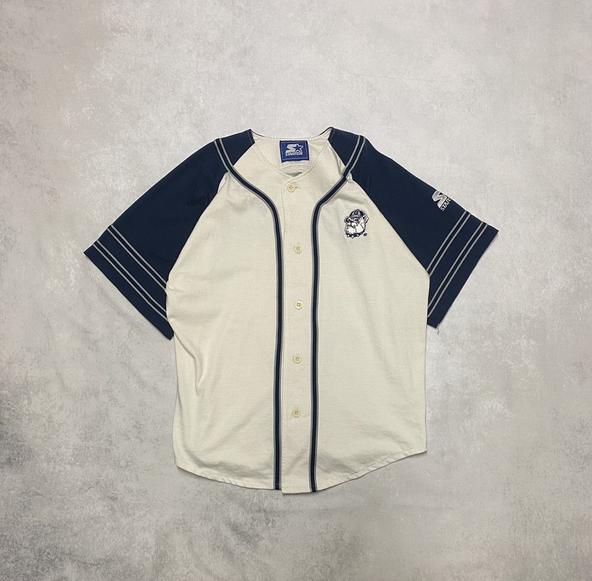 Crazy Vintage Streetwear 90's Georgetown Starter Jersey S