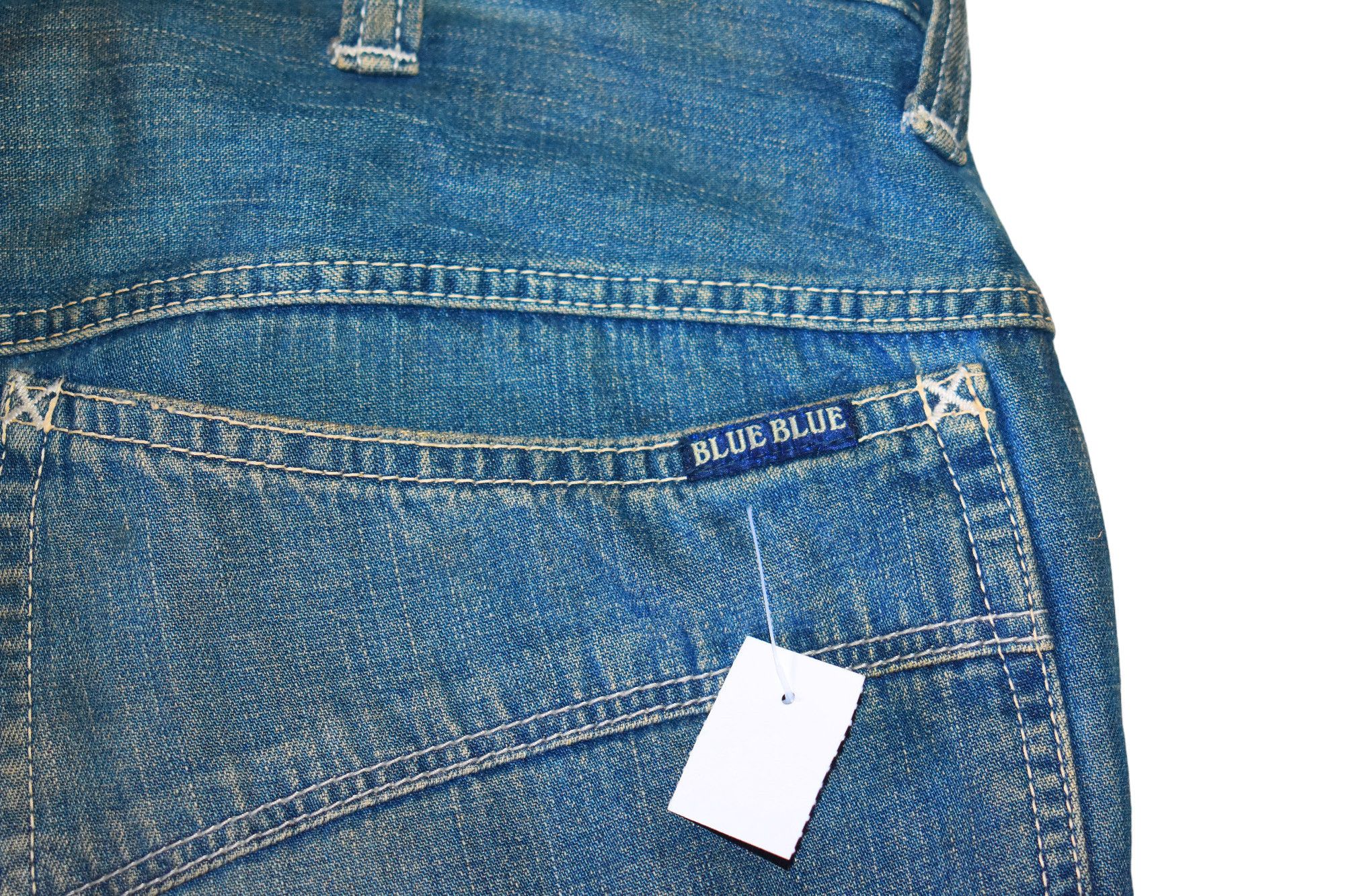 Blue Blue Japan × If Six Was Nine × Japanese Brand Vintage Blue Blue Japan Double Knee Jeans Size US 32 / EU 48 - 6 Thumbnail