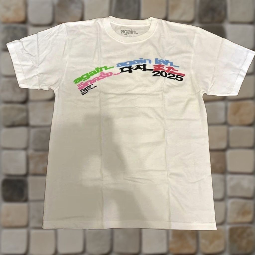 FRED fred again 2025 Fuji Rock shirt short sleeve multi color Size L Men T-Shirt Japan Size US L / EU 52-54 / 3 - 1 Thumbnail