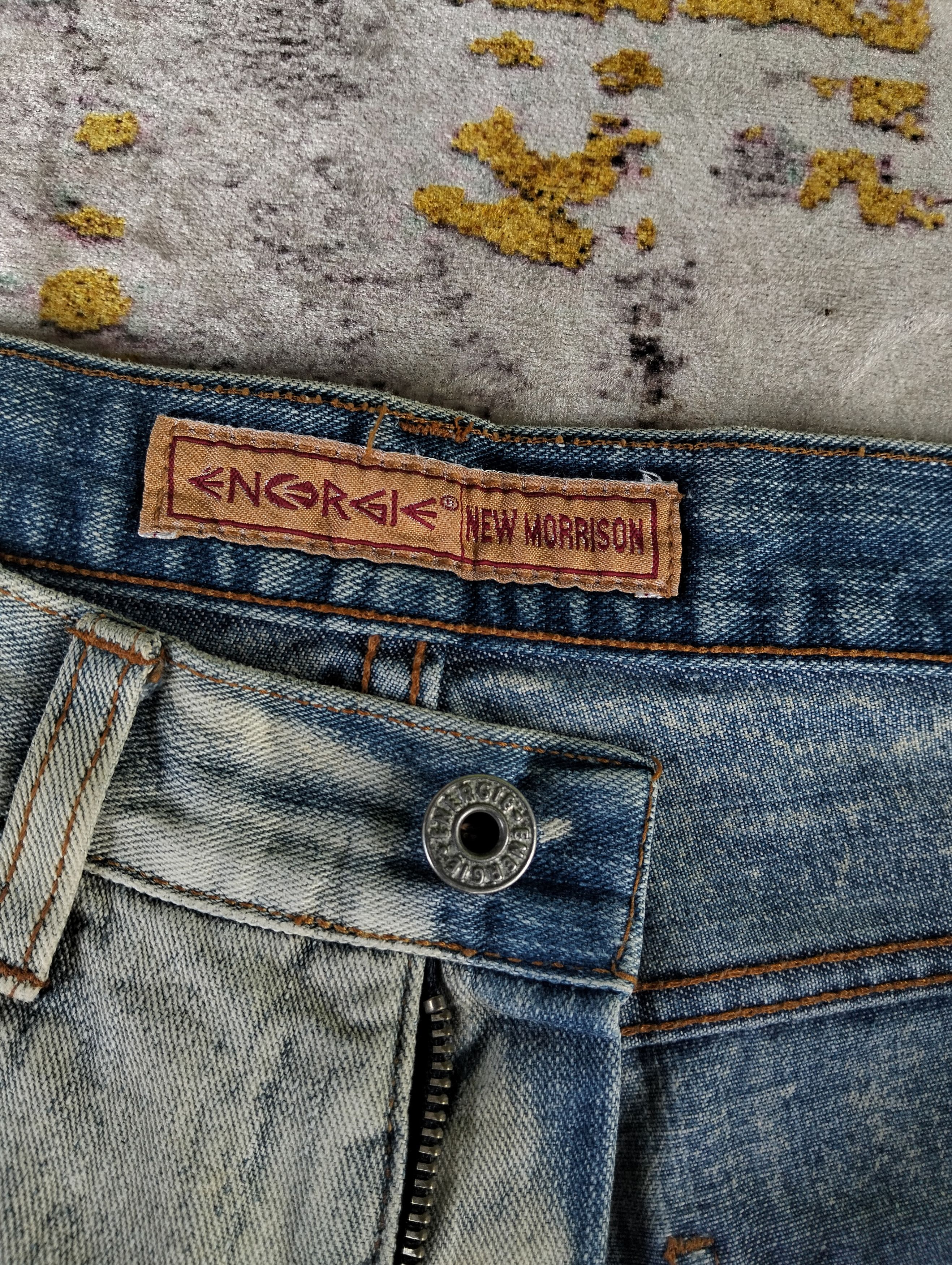 Tornado Mart 2000s Energie New Morrison Flared Bootcut Whiskers Jeans Size US 33 - 10 Thumbnail