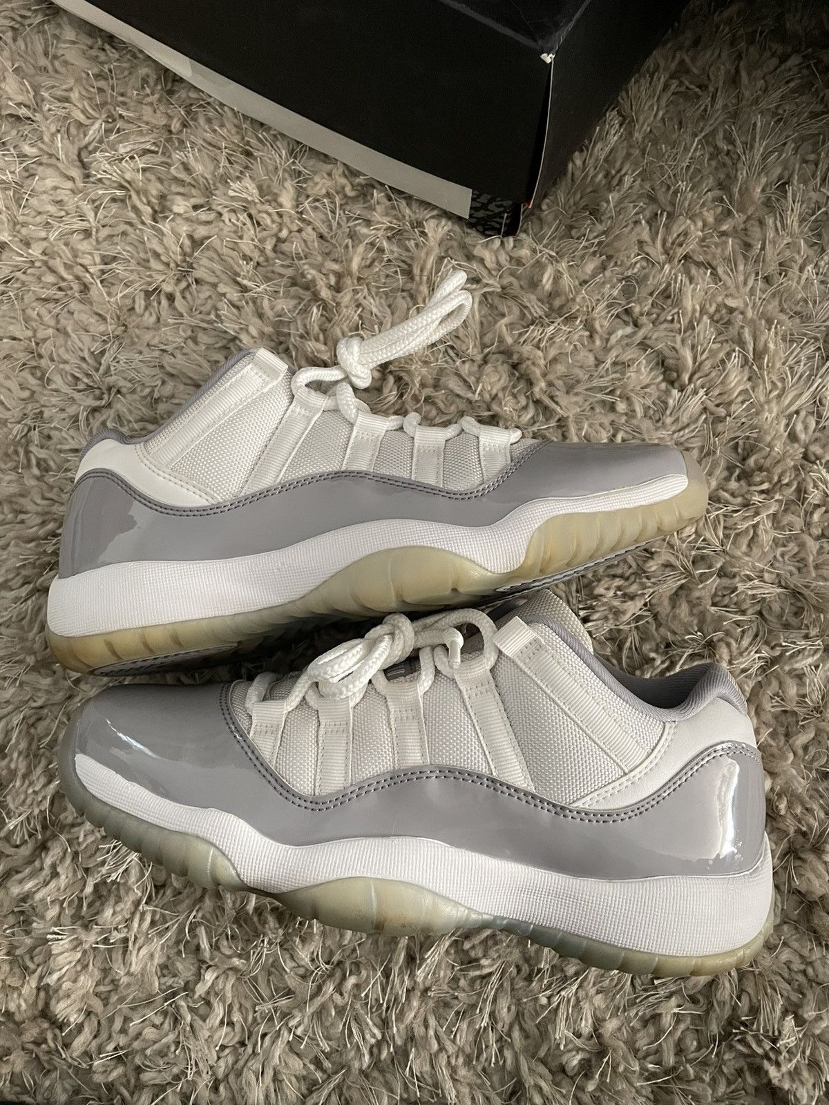 Jordan Brand Jordan 11 Low Cement Grey Size US 7 / EU 40 - 2 Thumbnail