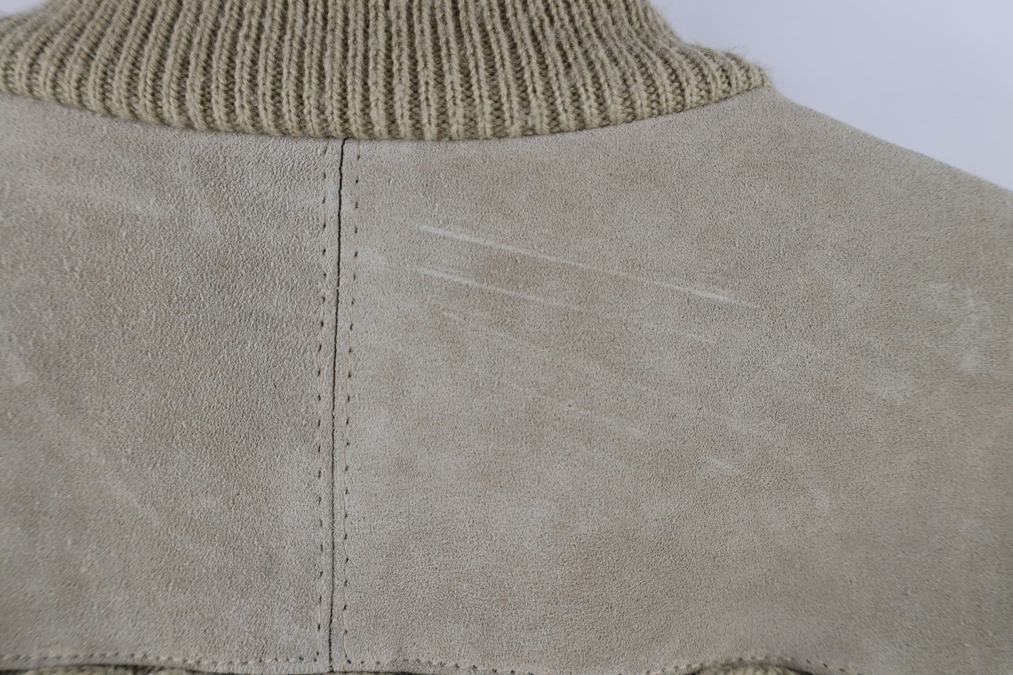 Vintage Vintage 70s Streetwear Cable Knit Full Zip Sweater Jacket Size US L / EU 52-54 / 3 - 13 Thumbnail
