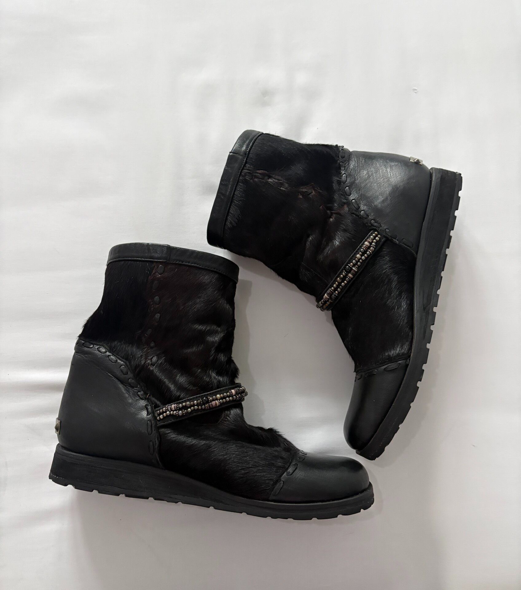 14th Addiction 14th Addiction S/S15 Legion Backzip Leather Combat