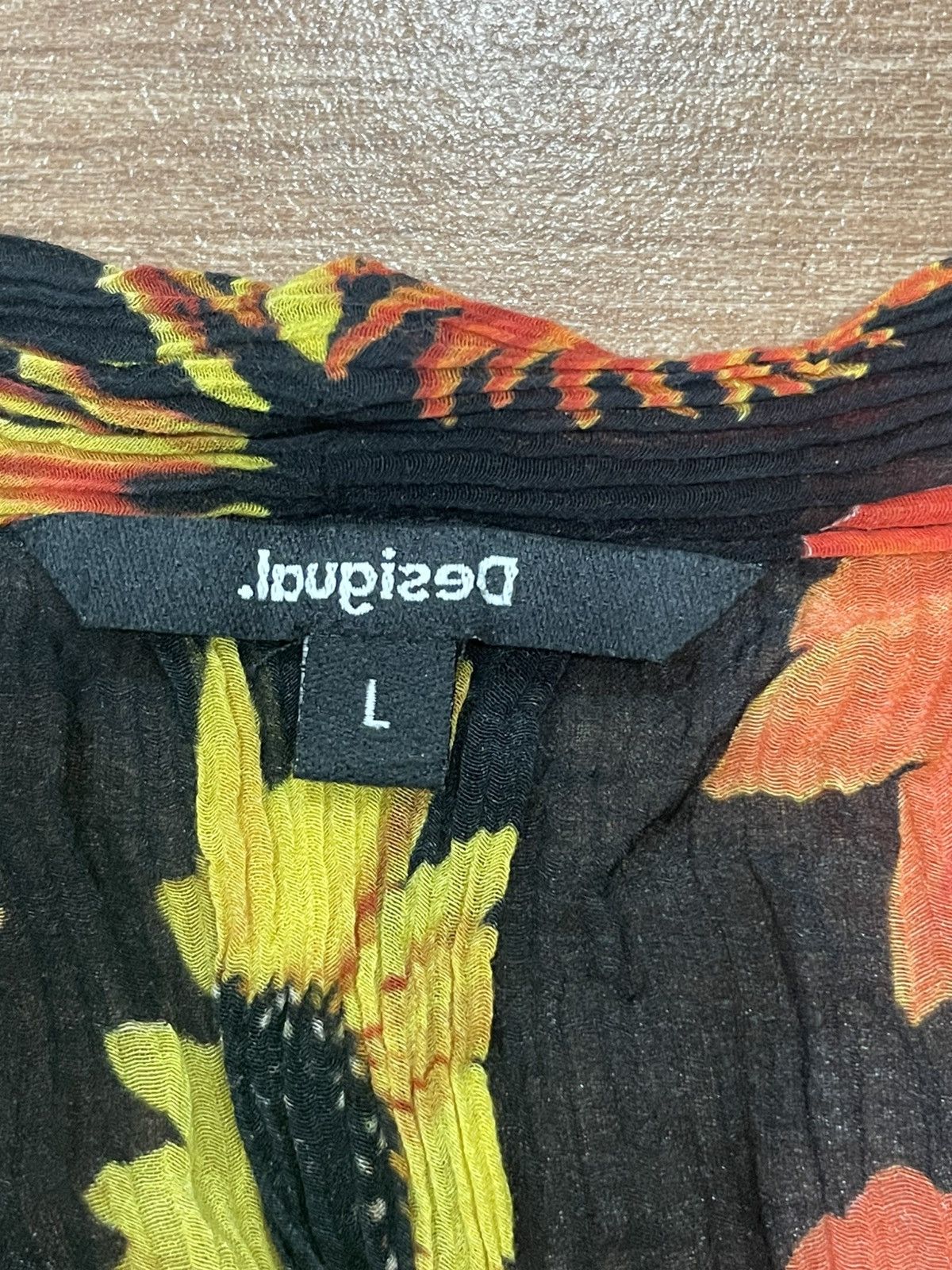 Desigual Desigual Long Sleeves Blouse Size L / US 10 / IT 46 - 3 Thumbnail