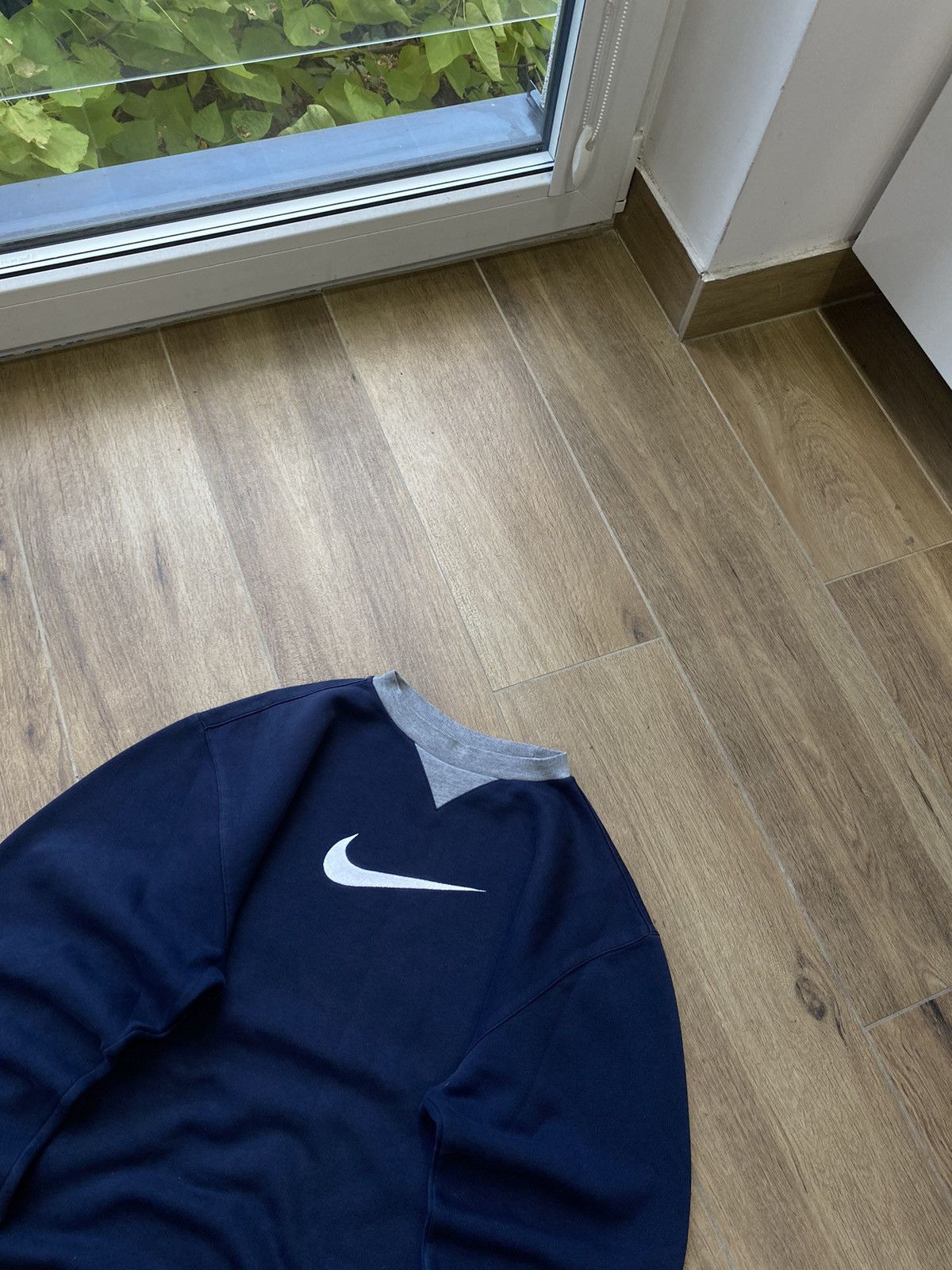 Nike Nike Vintage Sweatshirt Boxy Big Swoosh Avant Garde Drill Size US M / EU 48-50 / 2 - 4 Thumbnail