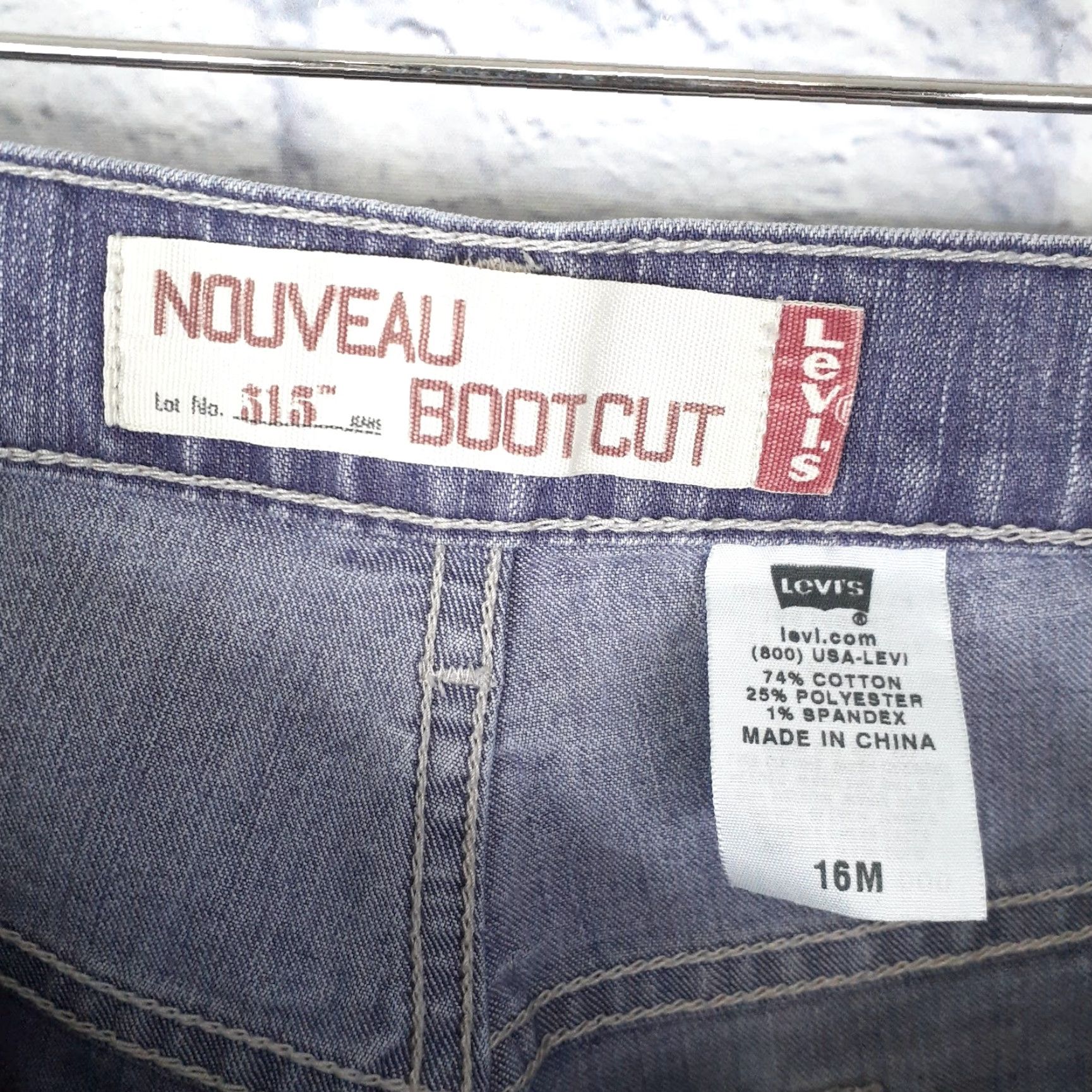 Levi's VINTAGE Levi's 515 Bootcut Denim Jeans Womens 16M Purple 36x32 Levi's 515 Bootcut Jeans Women's 36x32 Purple Size 25" / US 0 / IT 36 - 5 Thumbnail