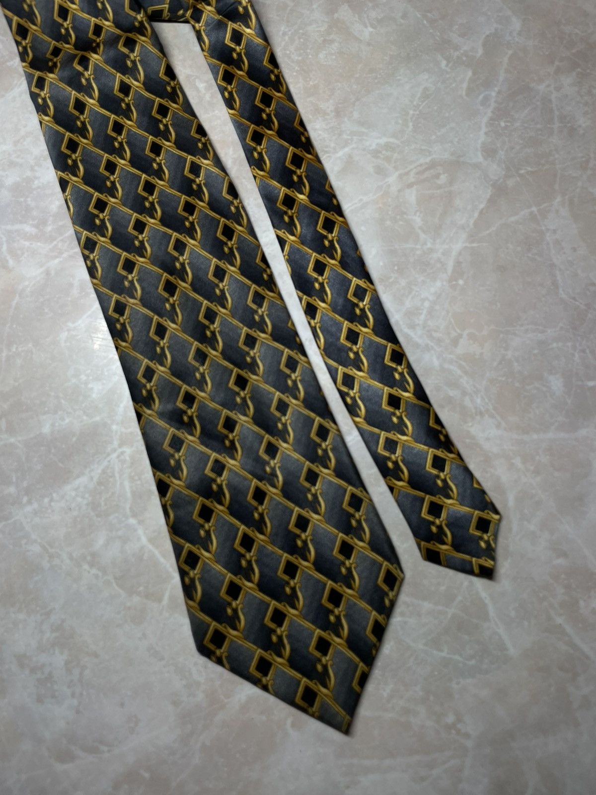 Lanvin Lanvin Paris Tie Vintage Luxury Made in Italy Monogram Logo Size ONE SIZE - 4 Thumbnail