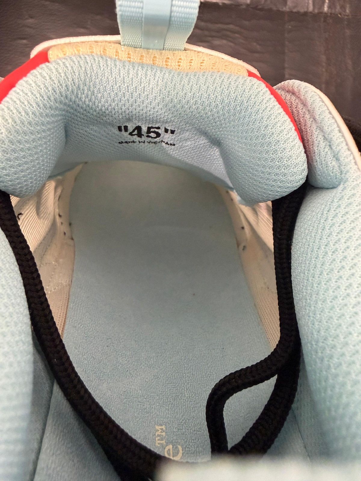 Off-White OFF-WHITE - Be Right Back Mesh Sneakers Powder Blue Cora Size US 12 / EU 45 - 6 Thumbnail