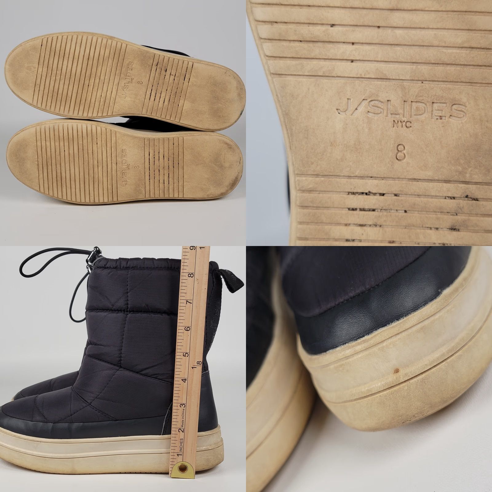 Weatherproof VINTAGE Weatherproof Noah Black Quilted Puffer Platform Boot Womens Size US 8 / IT 38 - 8 Thumbnail