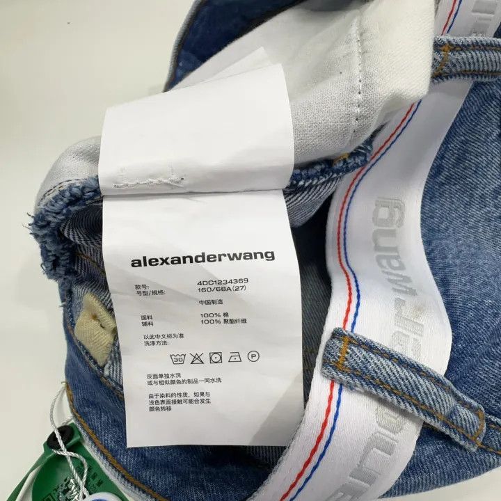 Alexander Wang Alexander Wang Blue Denim High Waisted Shorts - Size 27" / US 4 / IT 40 - 6 Thumbnail