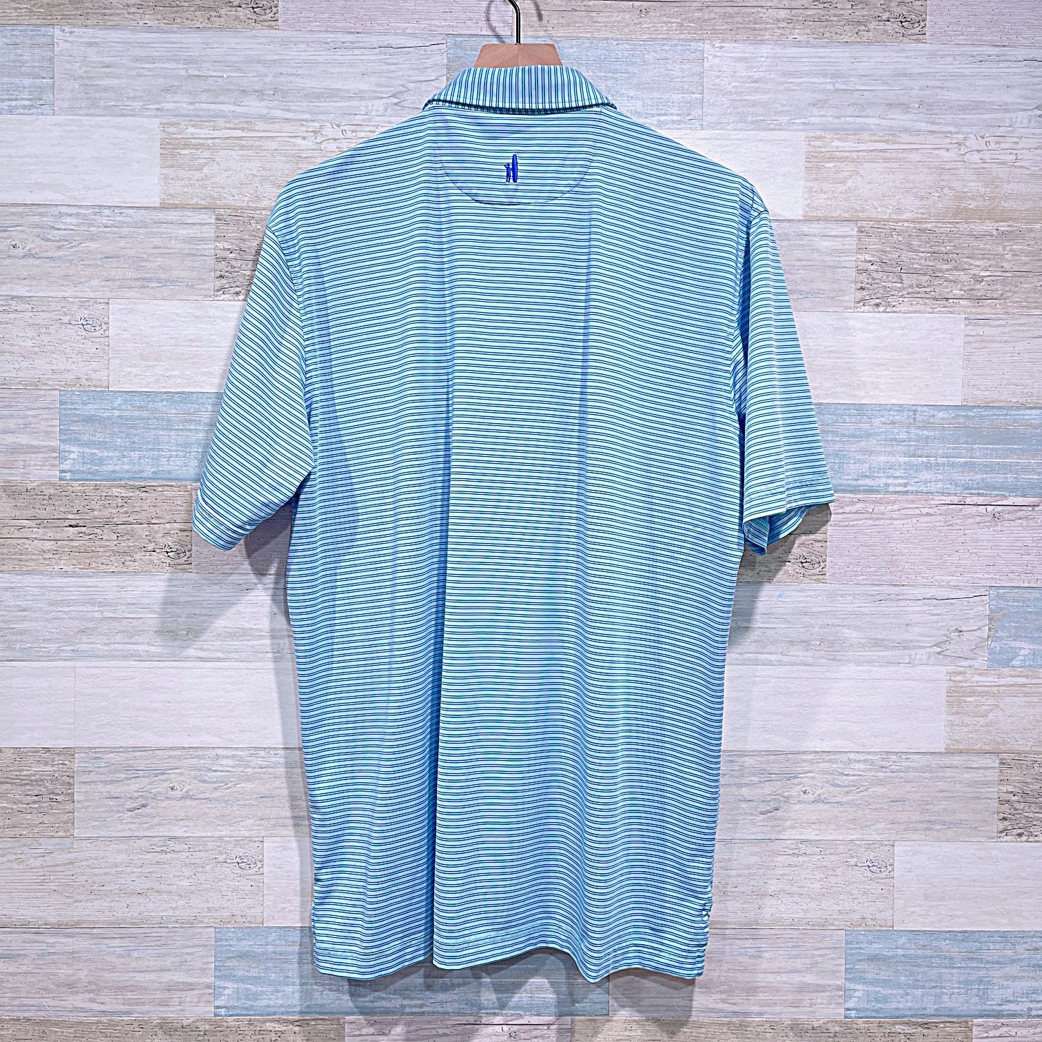 johnnie-O JOHNNIE O Striped Golf Polo Whirlwind Golf Club Mens Large Size US L / EU 52-54 / 3 - 4 Thumbnail