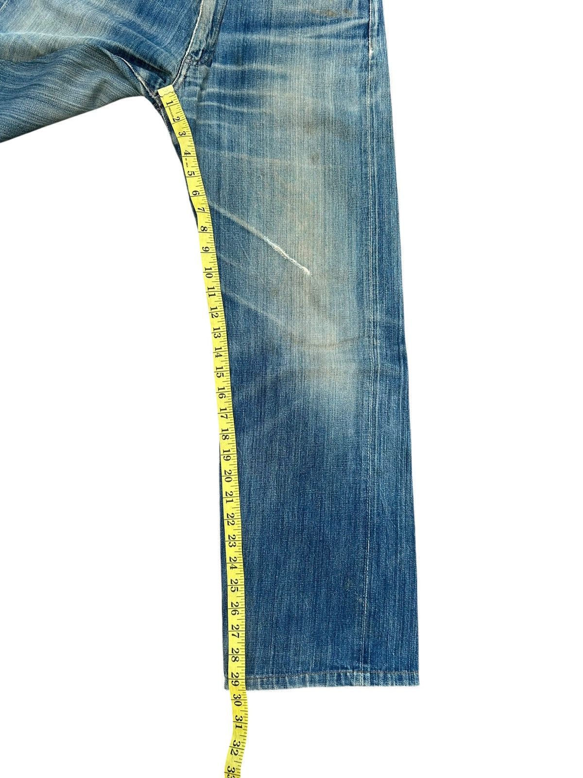 Kapital Thrashed Vintage Bobson Selvedge Denim Jeans Size US 31 - 22 Thumbnail