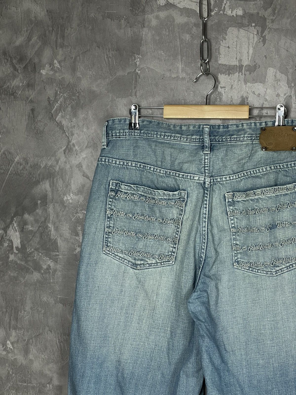 Ecko Unltd. × Vintage Vintage Y2k Early2000's Ecko Grunge Emo Skater Baggy Shorts Size US 36 / EU 52 - 4 Thumbnail