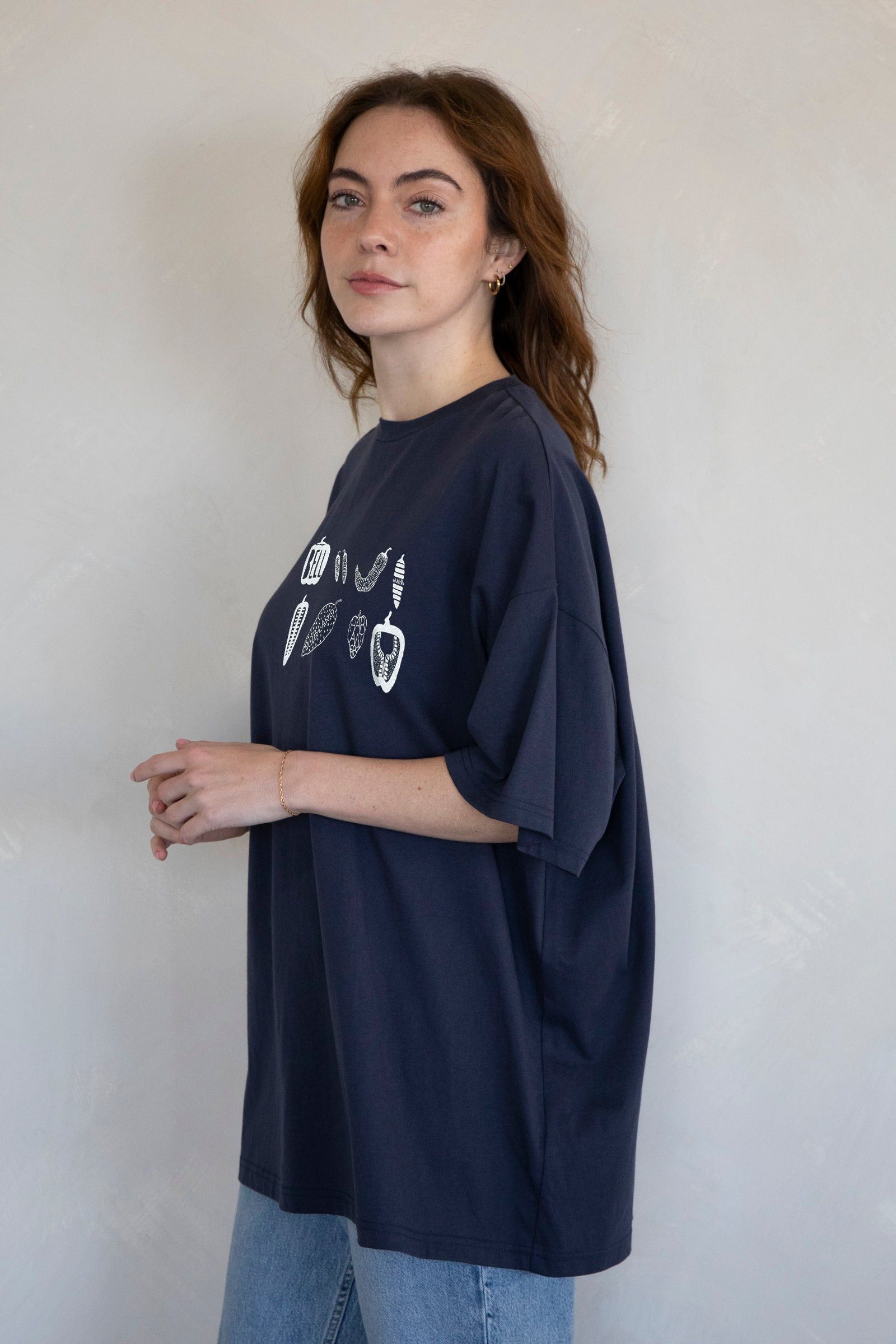 The Unbranded Brand Pepper T-Shirt, Vegetable Shirt, Garden Shirt Size L / US 10 / IT 46 - 3 Thumbnail