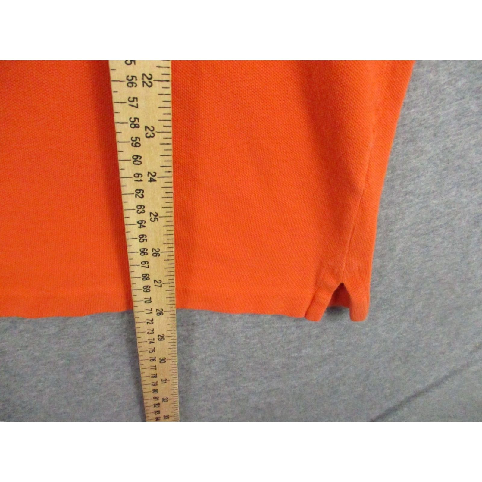 Polo Ralph Lauren Polo Ralph Lauren Shirt XL Men's Orange Blue Stripe POLO Logo Short Sleeve - Polo, Shirt, Men, XL, Orange, Stripe, Logo, Short Sleeve, Colorful, 90s? Size US XL / EU 56 / 4 - 6 Thumbnail