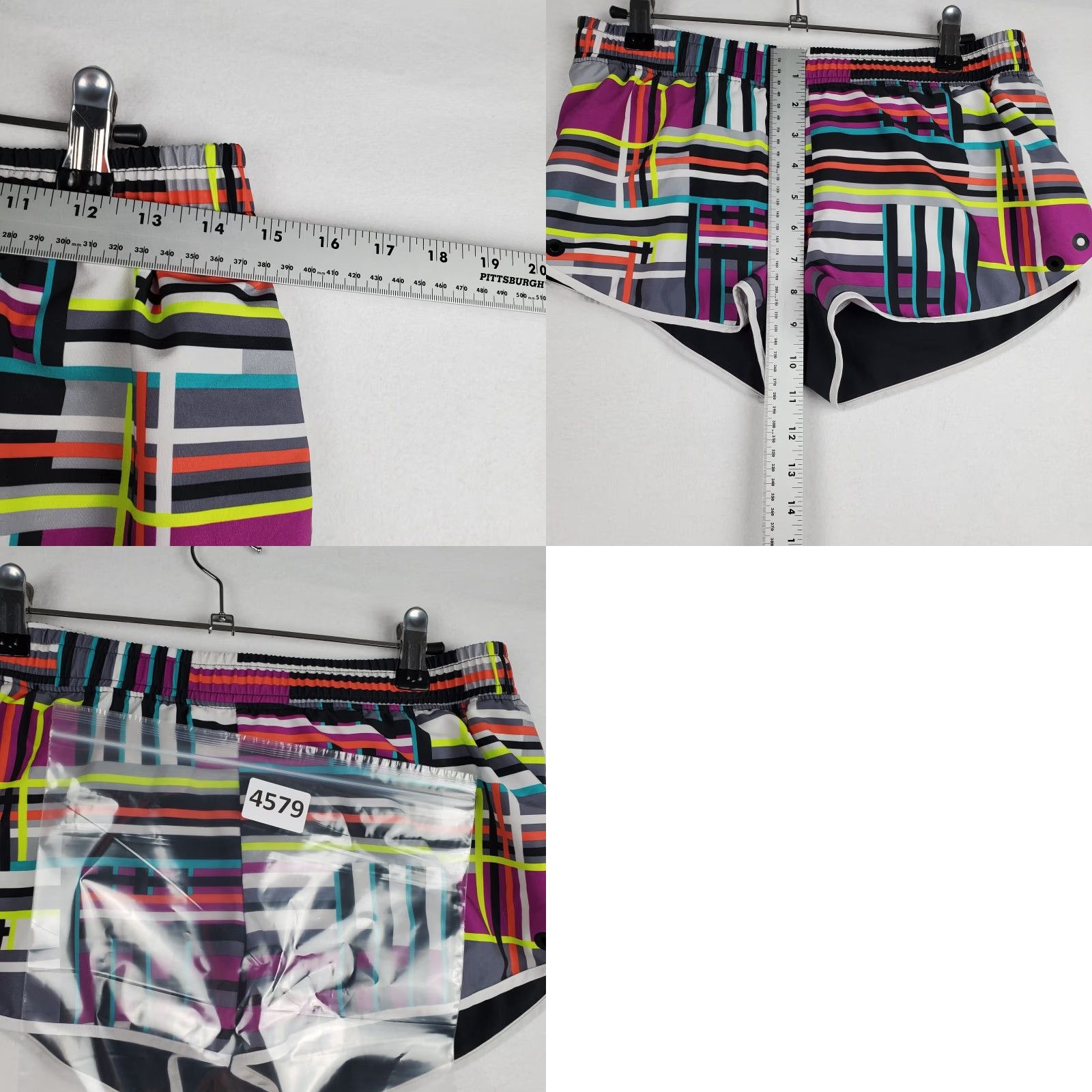 Fabletics Fabletics Running Shorts Women's XS Multicolor Abstract Polyester Stretch Lined Sh Size 26" / US 2 / IT 38 - 8 Thumbnail