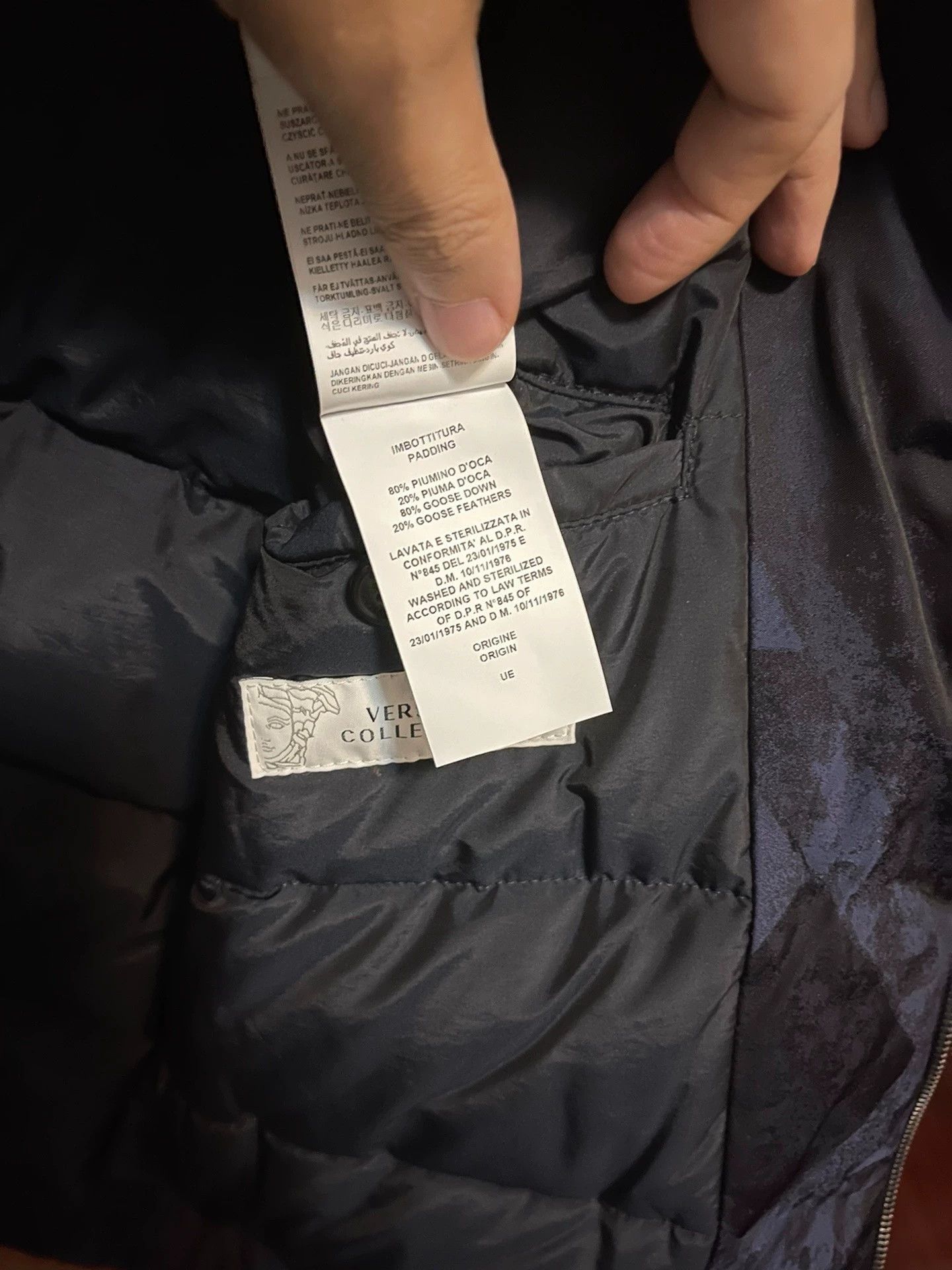 Versace Blue Patterned er Jacket Size S Size US XXS / EU 40 - 8 Thumbnail