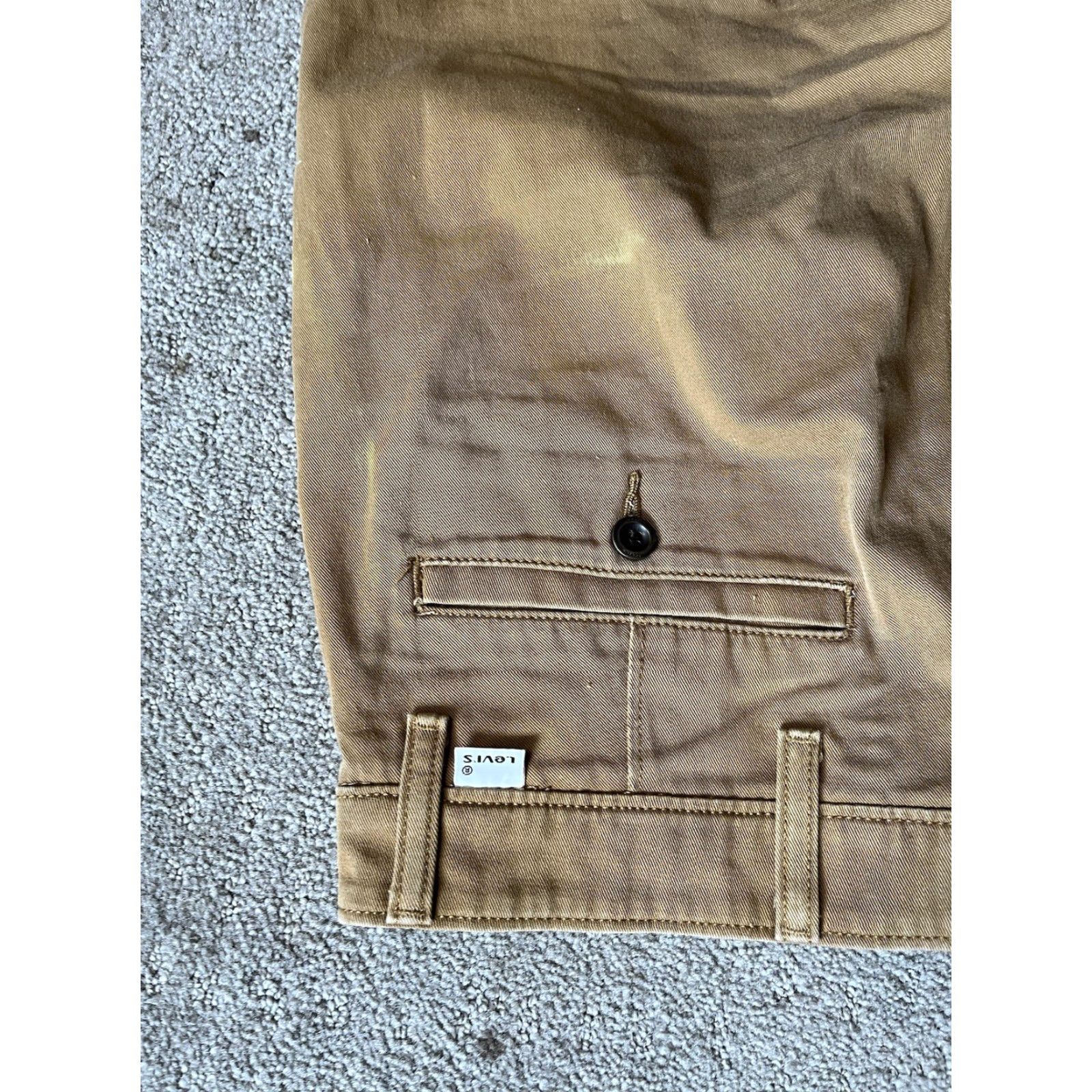 Levi's Levi's Khaki Chino Jogger Pants 29x32 Tapered Regular Men's Jeans Size US 29 - 5 Thumbnail