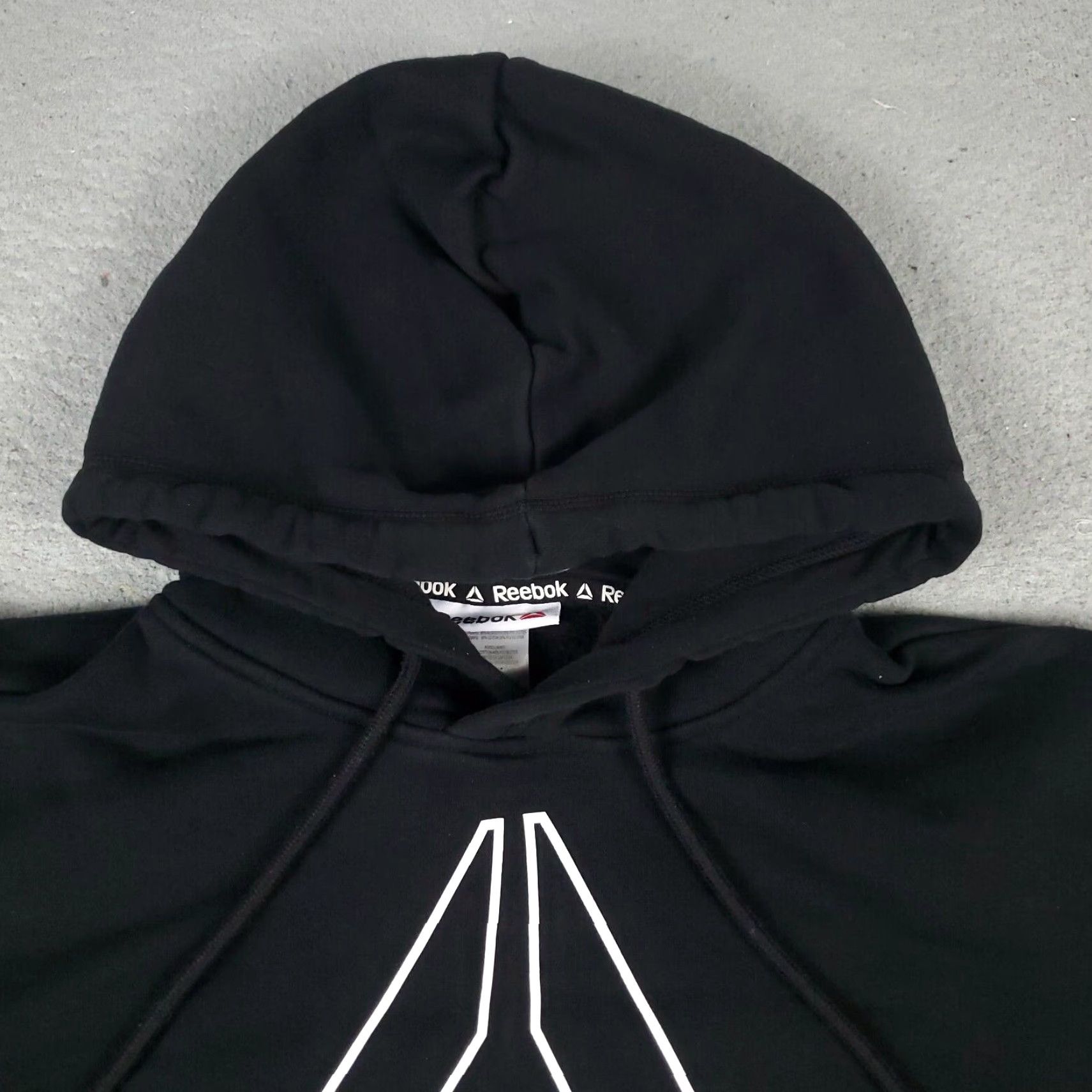 Reebok VINTAGE Reebok Hoodie Pullover Mens Small Black Casual Sports Performance All Seasons Size US S / EU 44-46 / 1 - 3 Thumbnail