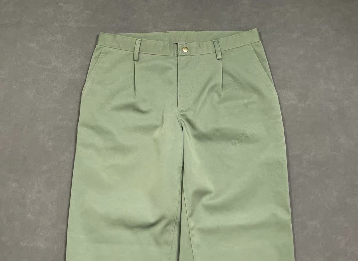 Kolor Kolor Junichi Abe Army Green Cropped Casual Pants J16 Size US 32 / EU 48 - 3 Thumbnail