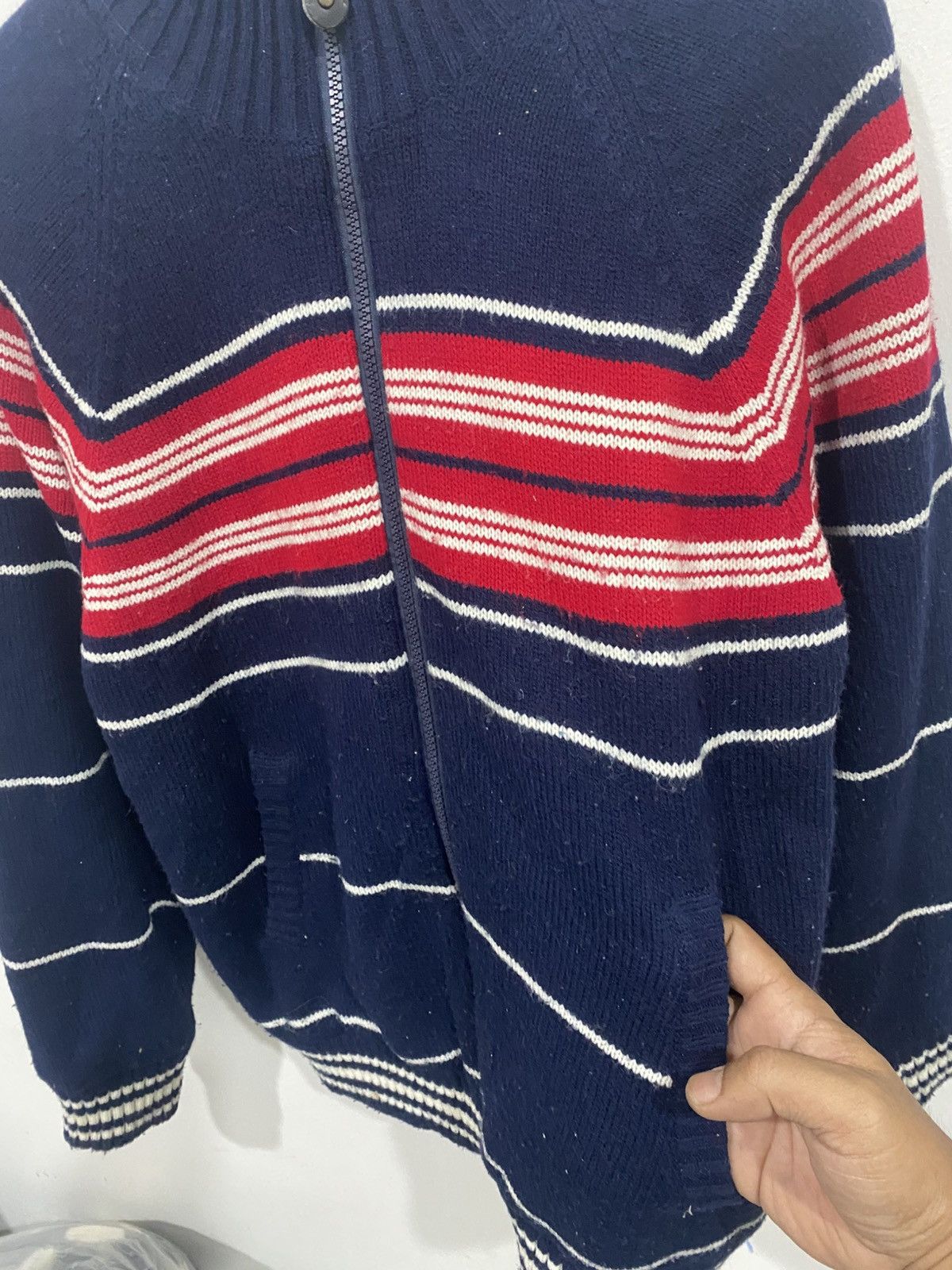 Japanese Brand Original Garment Willpips Sweater Zipper Jacket knit Size US M / EU 48-50 / 2 - 4 Thumbnail