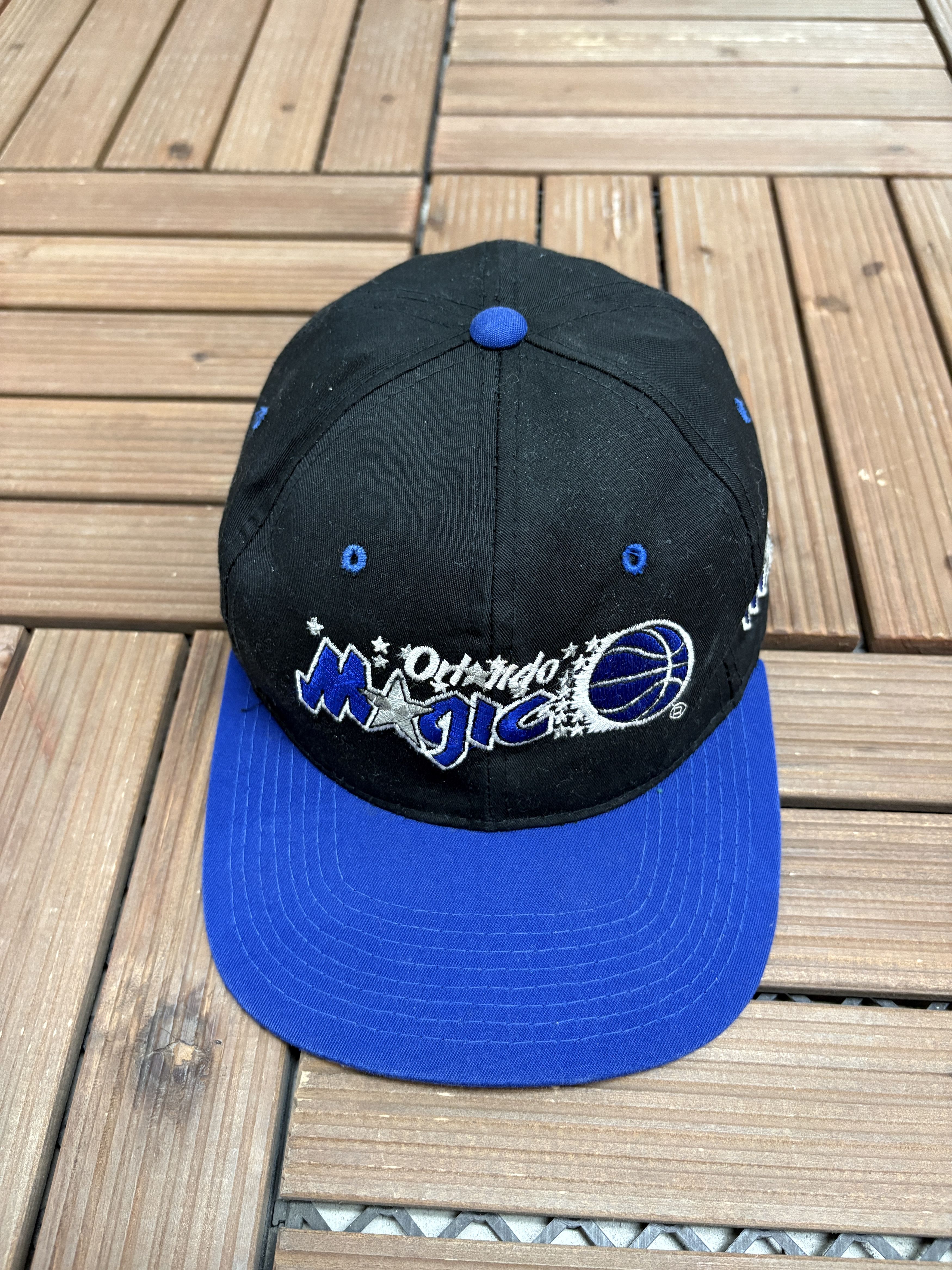 Starter Orlando Magic Embroidered Vintage Black Hat Cap Size 7 Size ONE SIZE - 2 Thumbnail