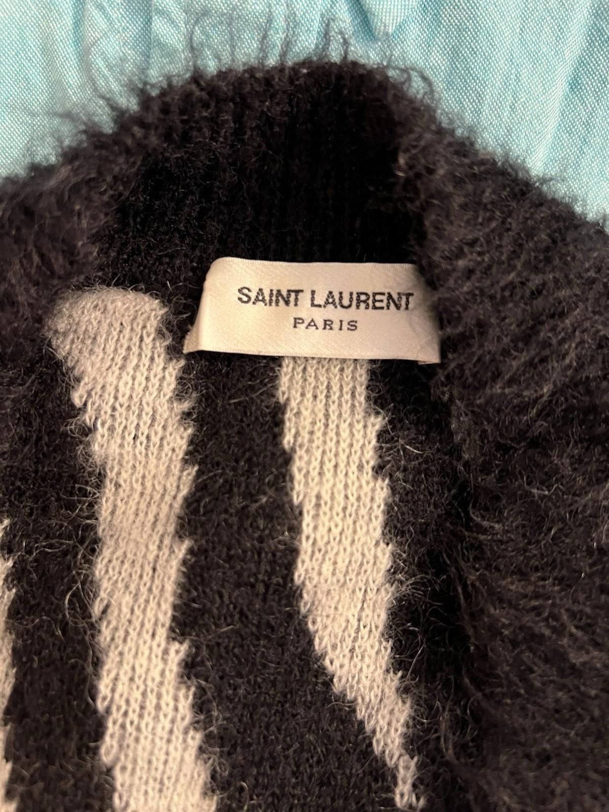 Saint Laurent Paris SAINT LAURENT PARIS Cardigan Skate Patchwork Knit Size US S / EU 44-46 / 1 - 7 Thumbnail