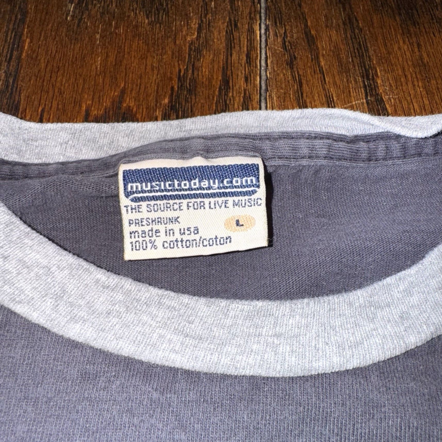 Vintage VINTAGE 90s Dave Matthews Band Long Sleeve Logo T Shirt Mens Large USA Made Size US L / EU 52-54 / 3 - 4 Thumbnail
