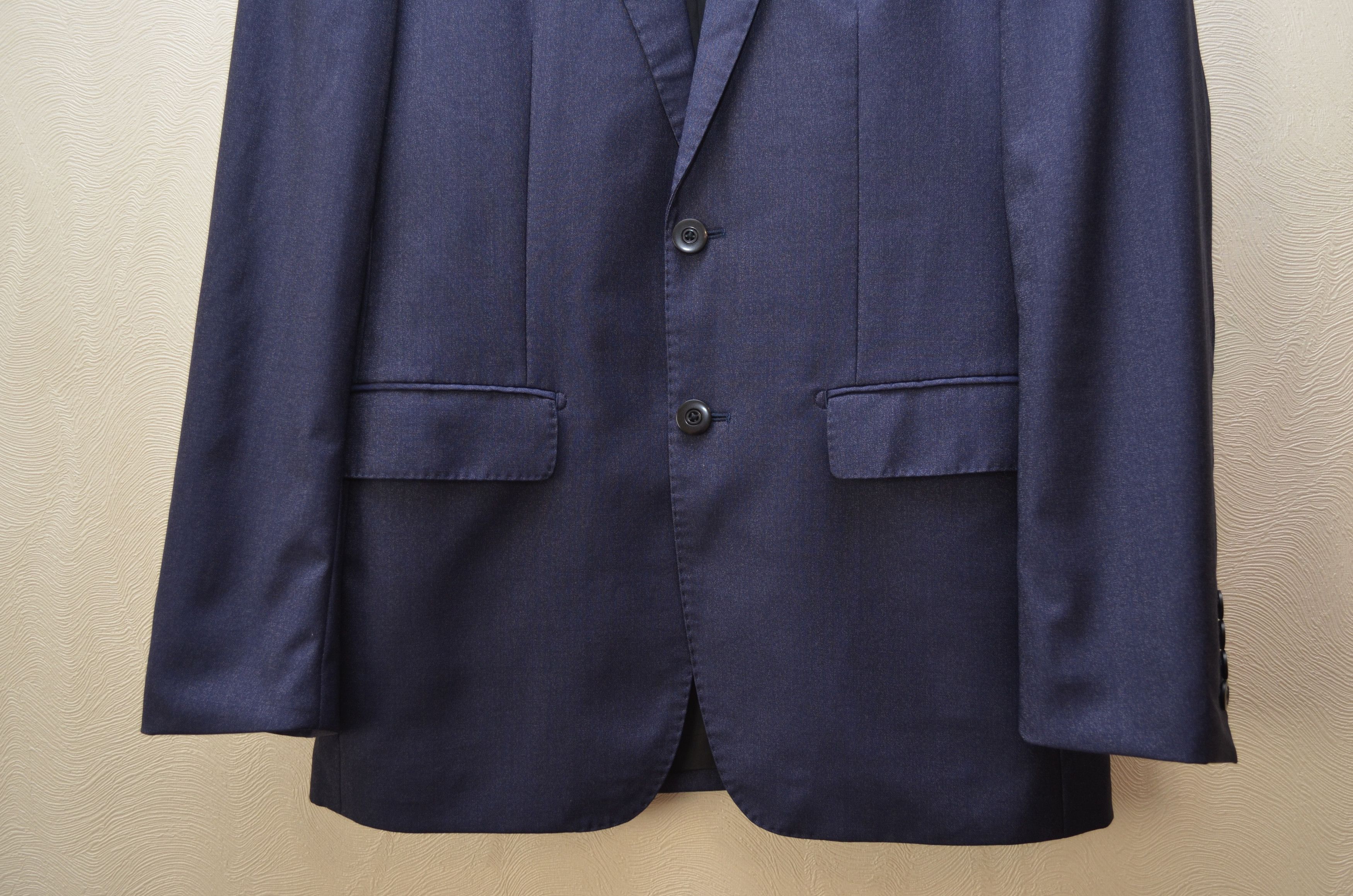 Japanese Brand × Masatomo MA-JI MASATOMO Japan Charcoal Navy Blazer 36 S Size 36S - 4 Thumbnail