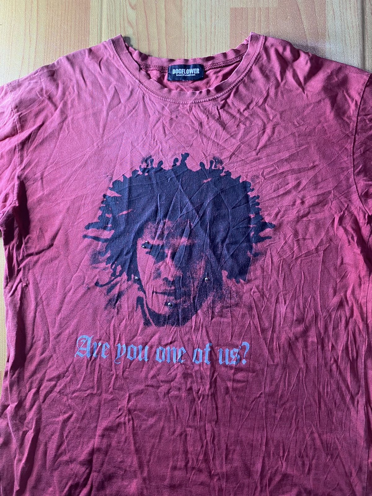 PPFM Vintage Dogflower face distressed tee Size US L / EU 52-54 / 3 - 3 Thumbnail