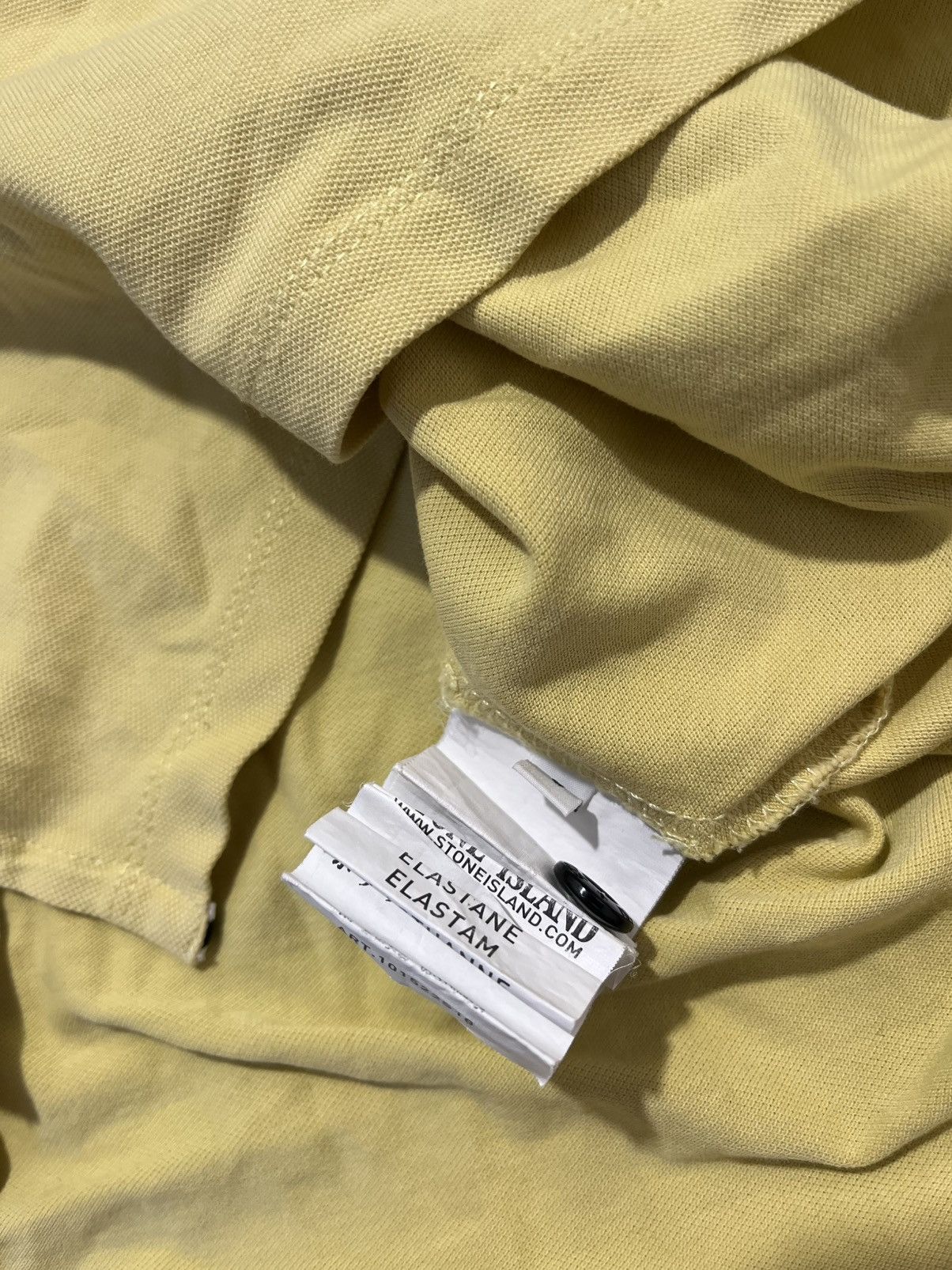 Stone Island Stone Island Polo Tee Yellow Size US S / EU 44-46 / 1 - 5 Thumbnail