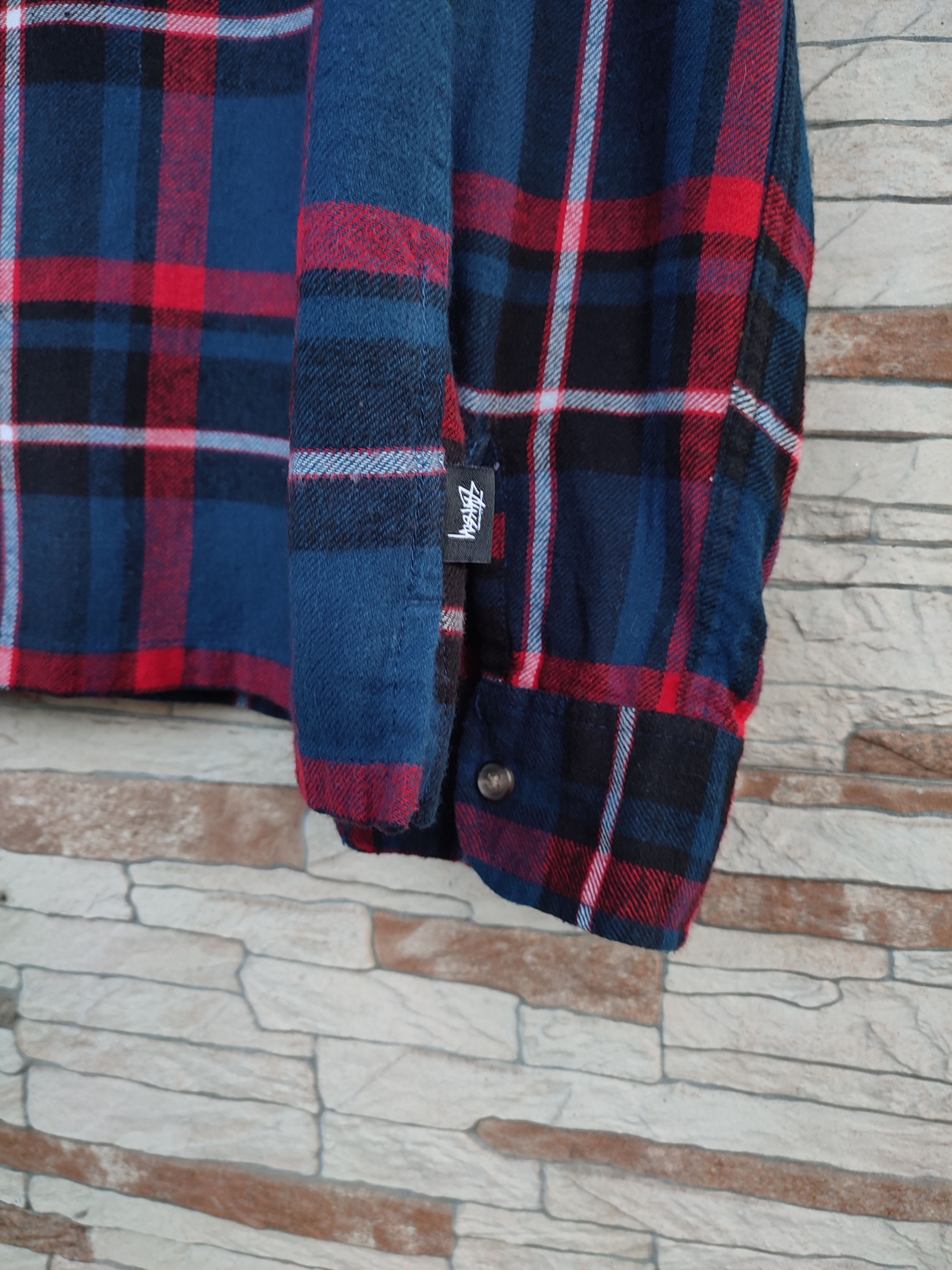 Stussy × Vintage Vintage Style Stussy Flannel Button-Up Shirt Size US M / EU 48-50 / 2 - 5 Thumbnail