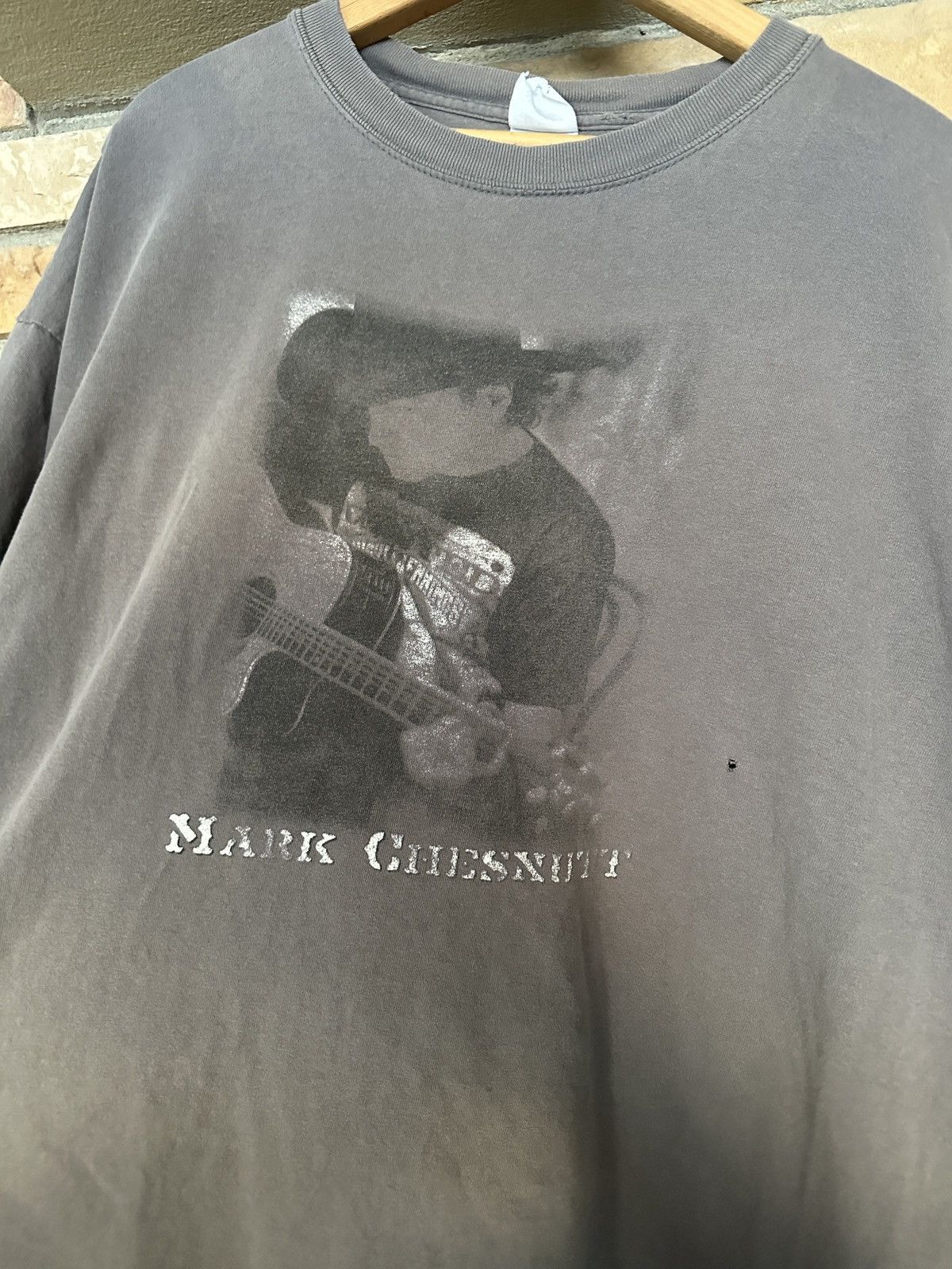 Vintage Vintage Y2K Mark Chesnutt Country Faded Thrashed Graphic Tee Size US XXL / EU 58 / 5 - 3 Thumbnail
