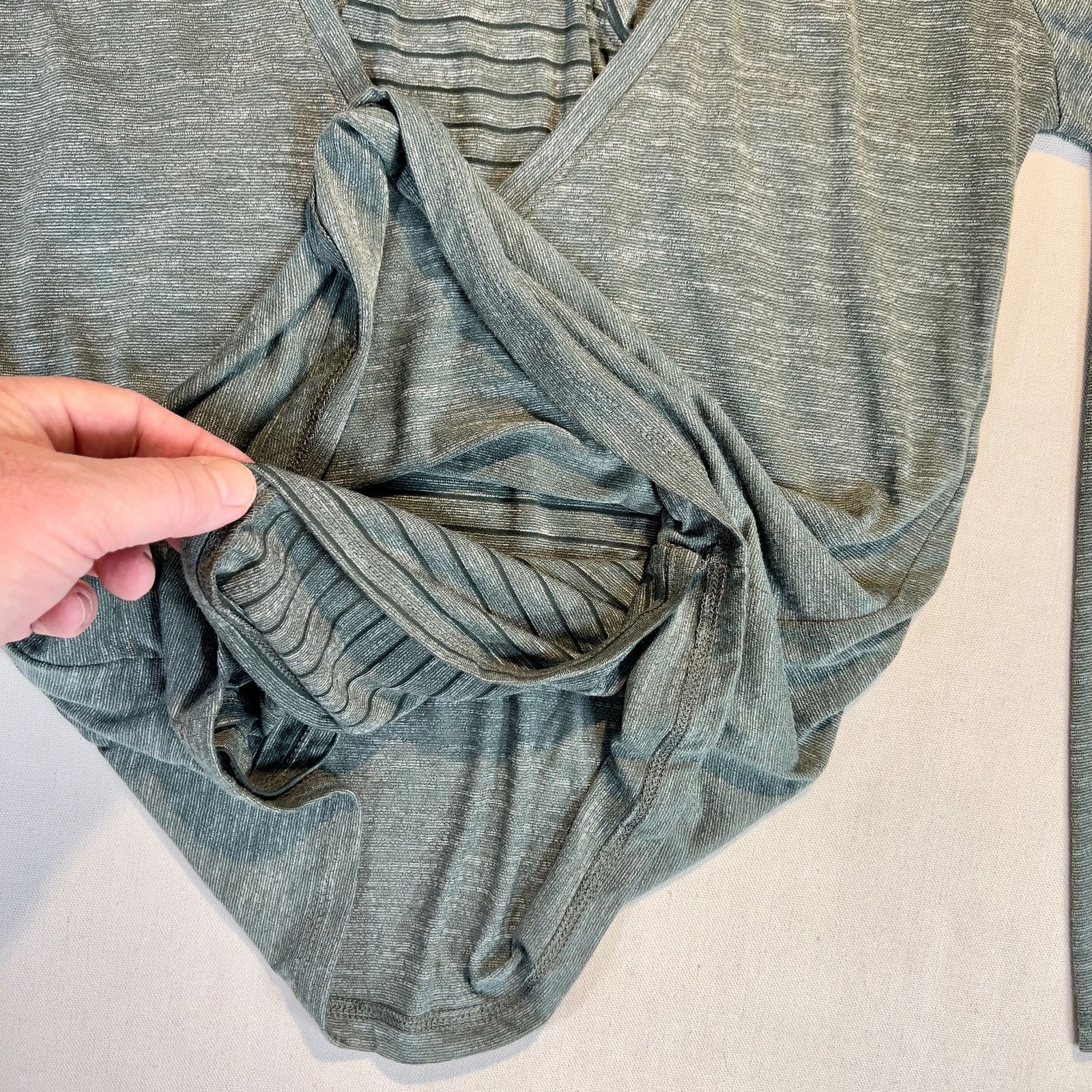 Other RBX Long Sleeve Racerback Workout Shirt Heathered Green Med Size M / US 6-8 / IT 42-44 - 5 Thumbnail