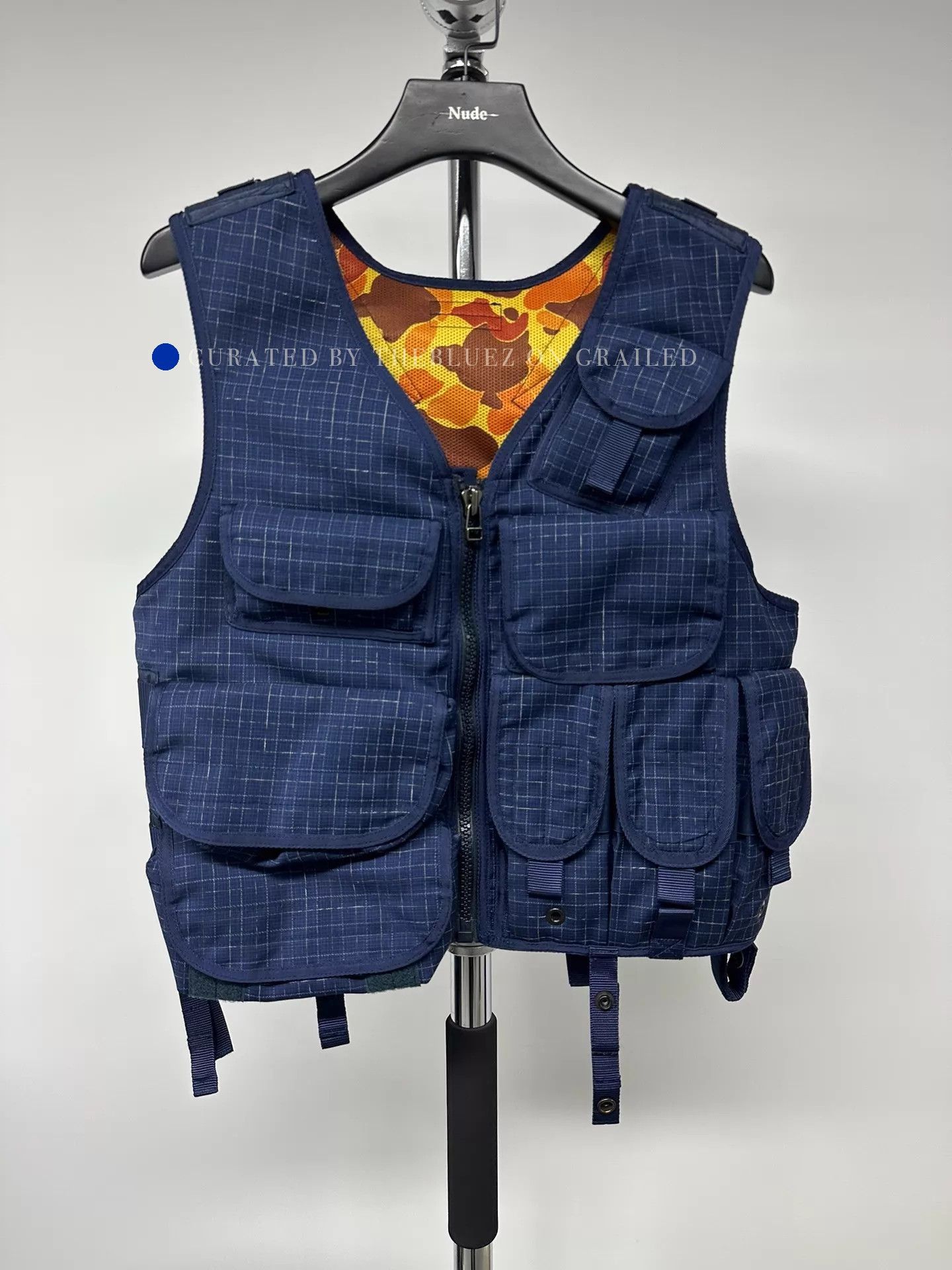 Junya Watanabe Tactical Vest - Unique Design in Blue Size US M / EU 48-50 / 2 - 1 Thumbnail