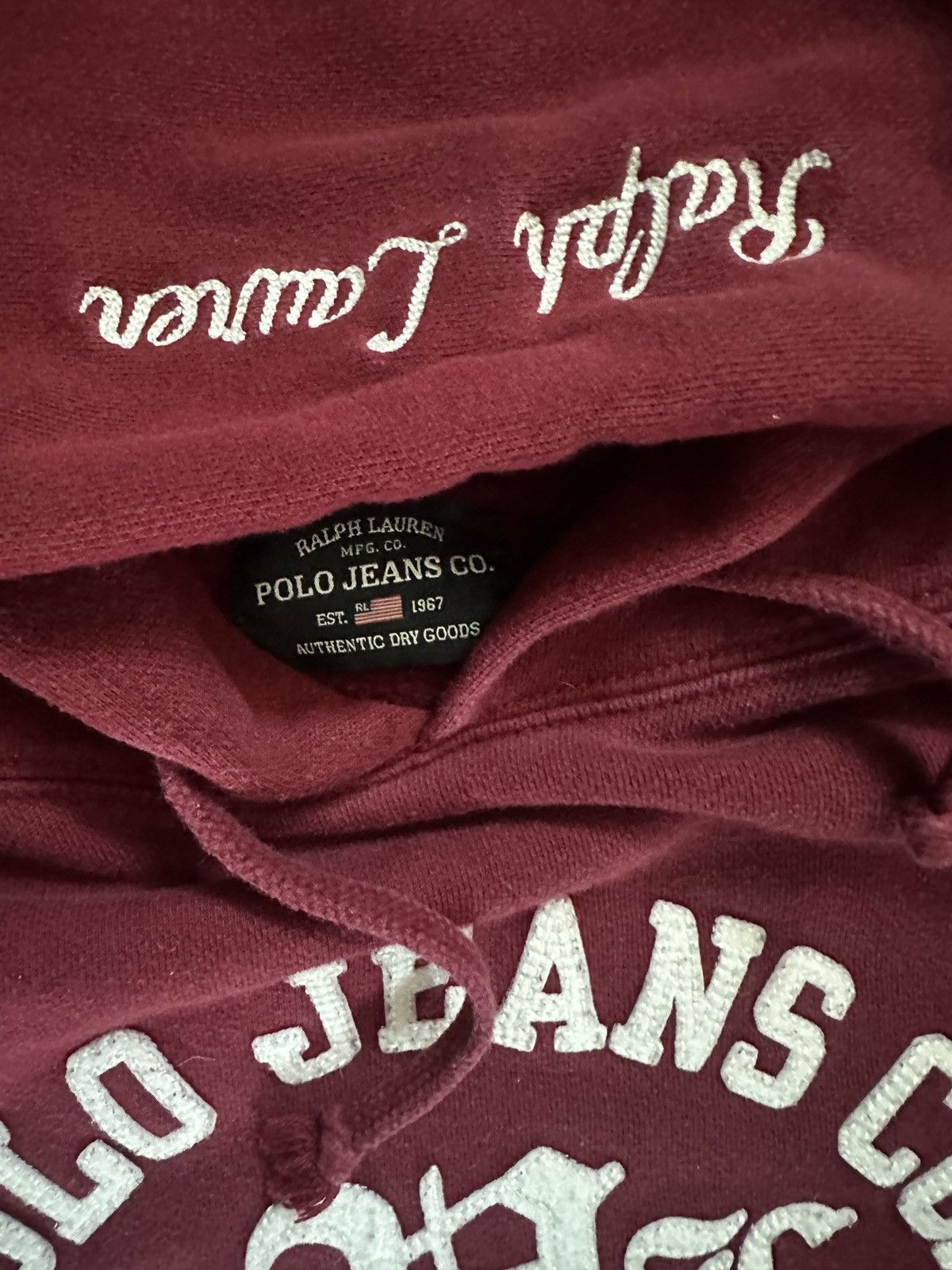 Polo Ralph Lauren Vintage Polo Jeans Co Ralph Lauren Hoodie 90s Y2K Two-Tone Size US L / EU 52-54 / 3 - 8 Thumbnail