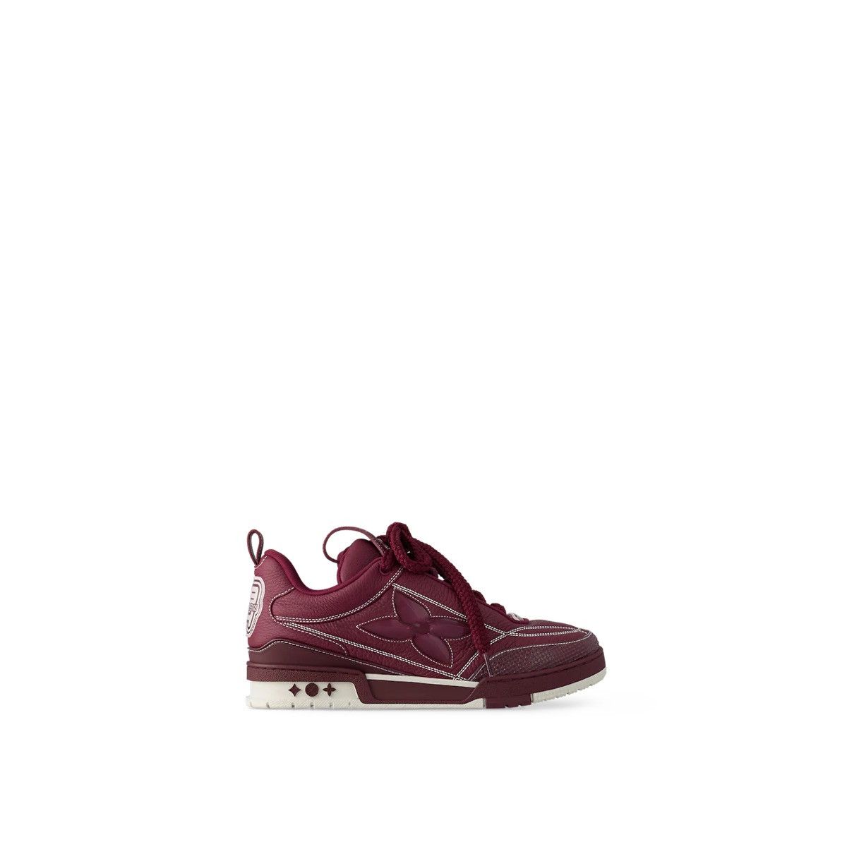 Pre-owned Louis Vuitton 2024  Skate Sneakers In Burgundy