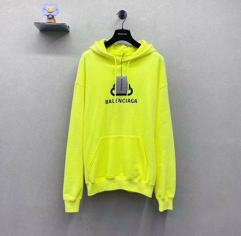 Balenciaga Balenciaga Neon Yellow Sweatshirt Size US S / EU 44-46 / 1 - 1 Thumbnail