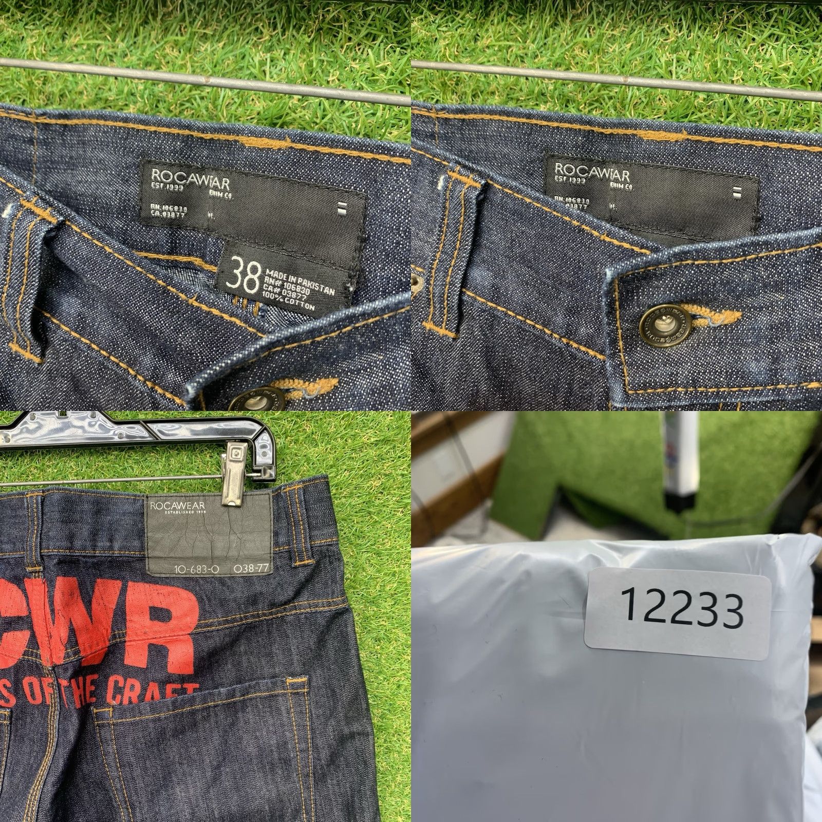 Southpole VINTAGE Rocawear Jeans Shorts Mens 38 x 15 Y2K Baggy Loose 90s Oversized Skater Size US 38 / EU 54 - 8 Thumbnail