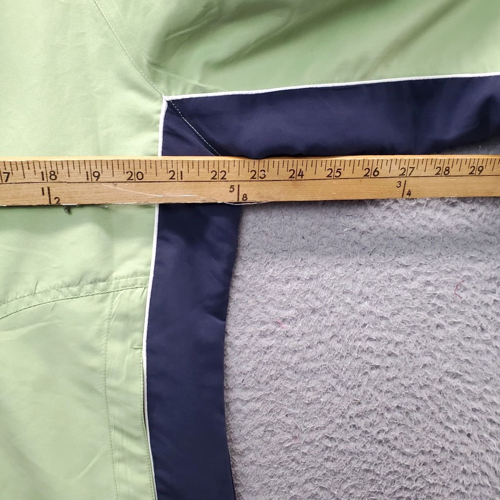 Gloria Vanderbilt Gloria Vanderbilt Sport Lightweight Hooded Jacket Womens L Green Windbreaker Jacket Size L / US 10 / IT 46 - 4 Thumbnail