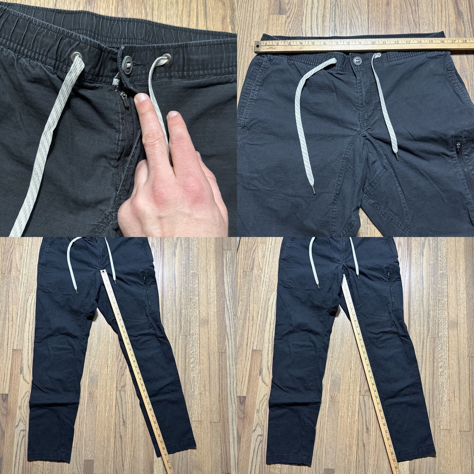 Vuori Vuori Pants Men M Black Duraterrra Climber Ripstop Joggers Tapered Inseam 31in Athleisure Breathable Hiking Regular Style Jogger Pants Size US 31 - 8 Thumbnail