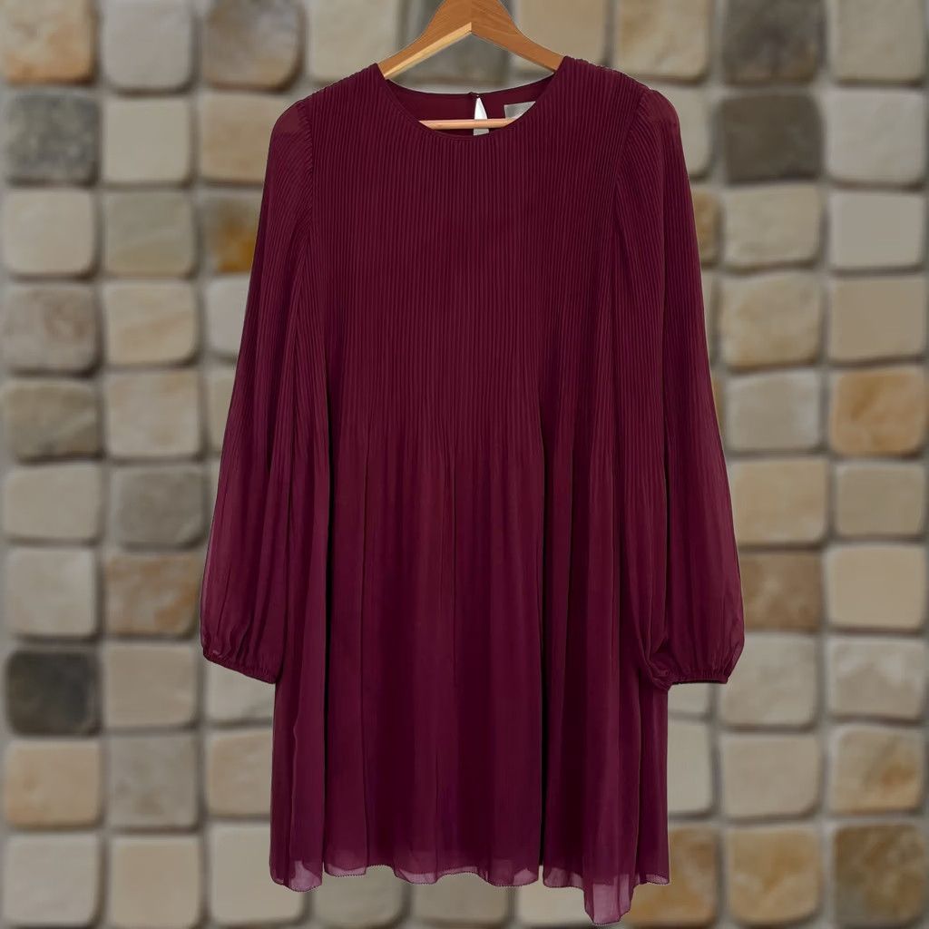 Vintage VINTAGE Wilfred Daydreamer Mini Dress Women’s Burgundy M Dress Size M / US 6-8 / IT 42-44 - 1 Thumbnail