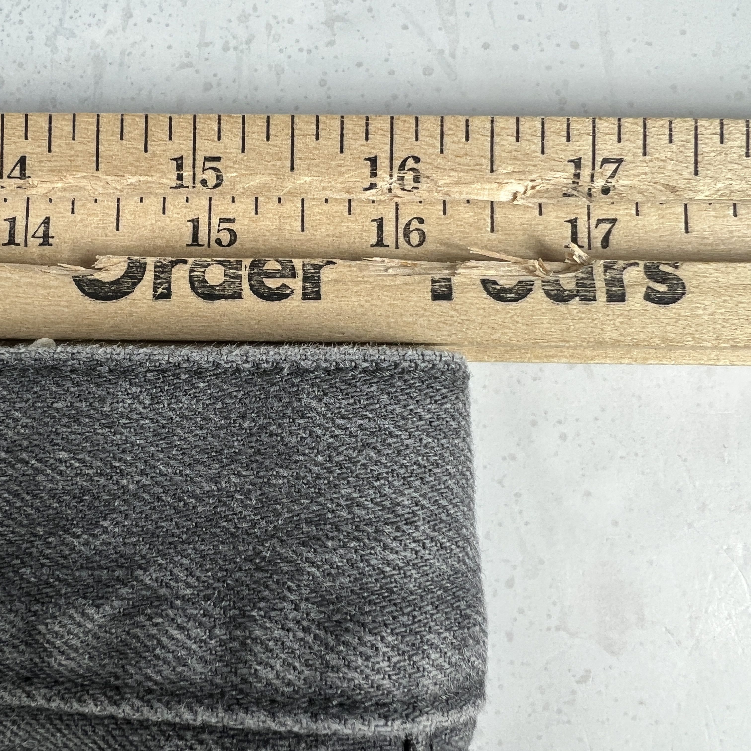Levi's Levi's Selvedge Jeans Matchstick Skinny Grey Faded Denim Size US 32 / EU 48 - 23 Thumbnail