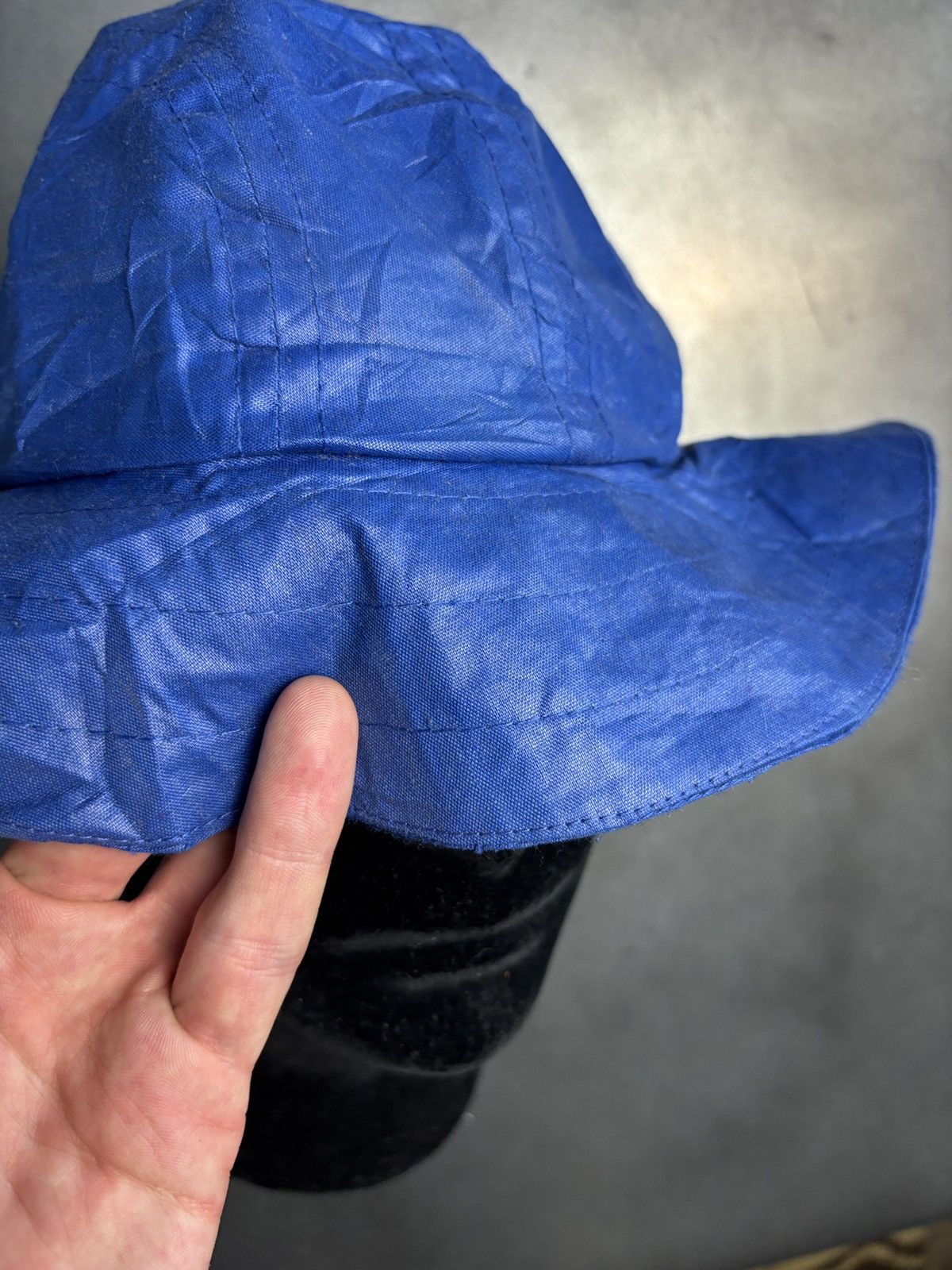London Fog × Vintage 1970s London Fog Hat Vintage Rain Hat 70s Bucket Hat Booney Size ONE SIZE - 9 Thumbnail
