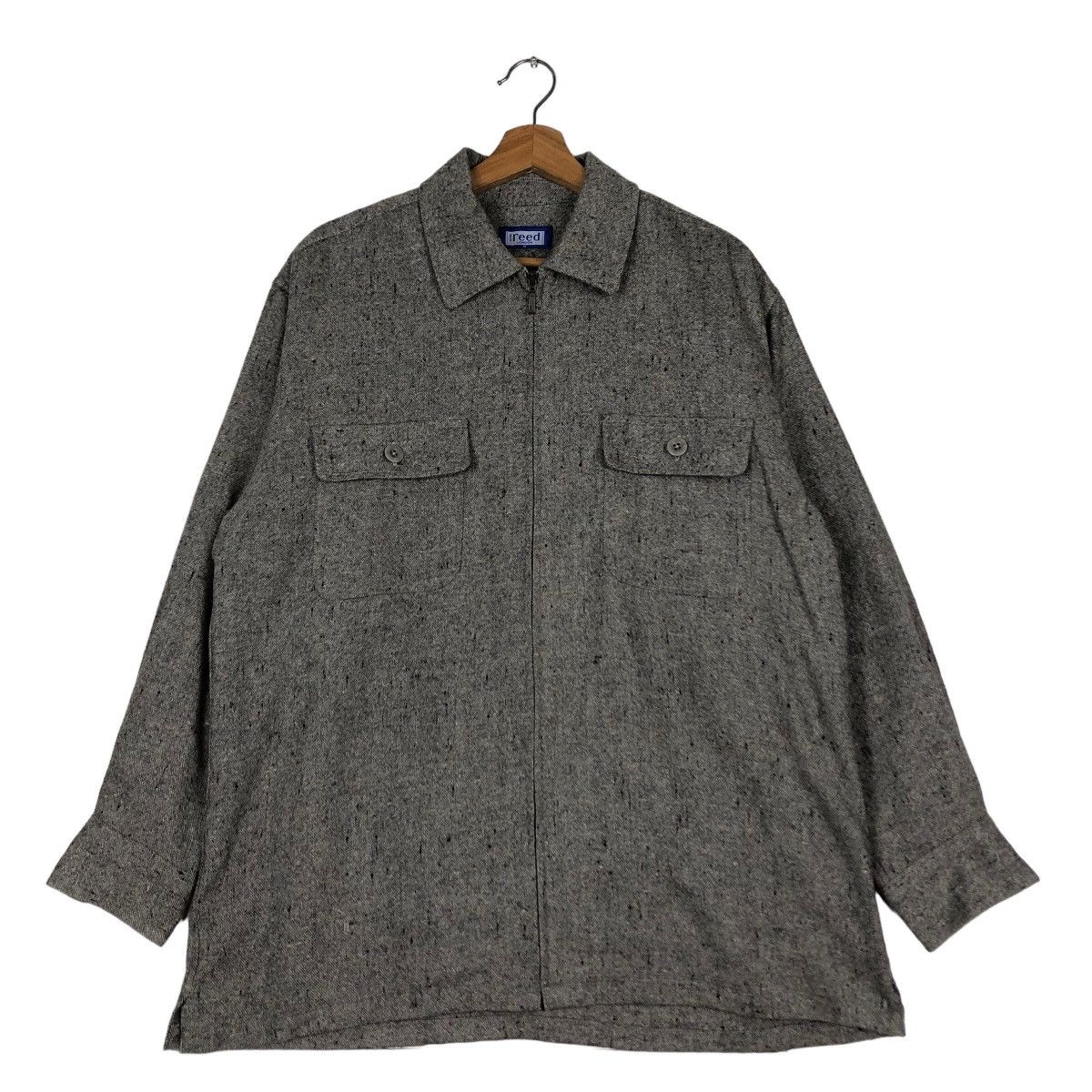 Issey Miyake 🔥Vintage Wool Jacket Biker Reed London Herringbone Size US M / EU 48-50 / 2 - 1 Thumbnail