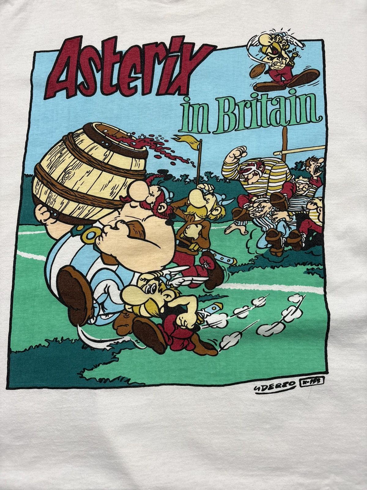 Cartoon Network Vintage 90s Asterix In Britain Comic Cartoon Tee Adventure L Size US L / EU 52-54 / 3 - 2 Thumbnail